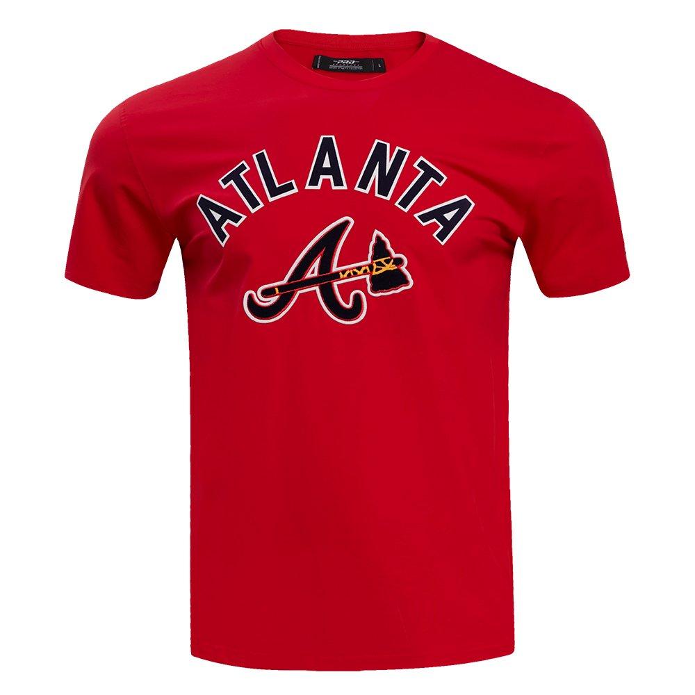 Pro Standard Men's Atlanta Braves Classic Bristle Top - RED Thumbnail View 1