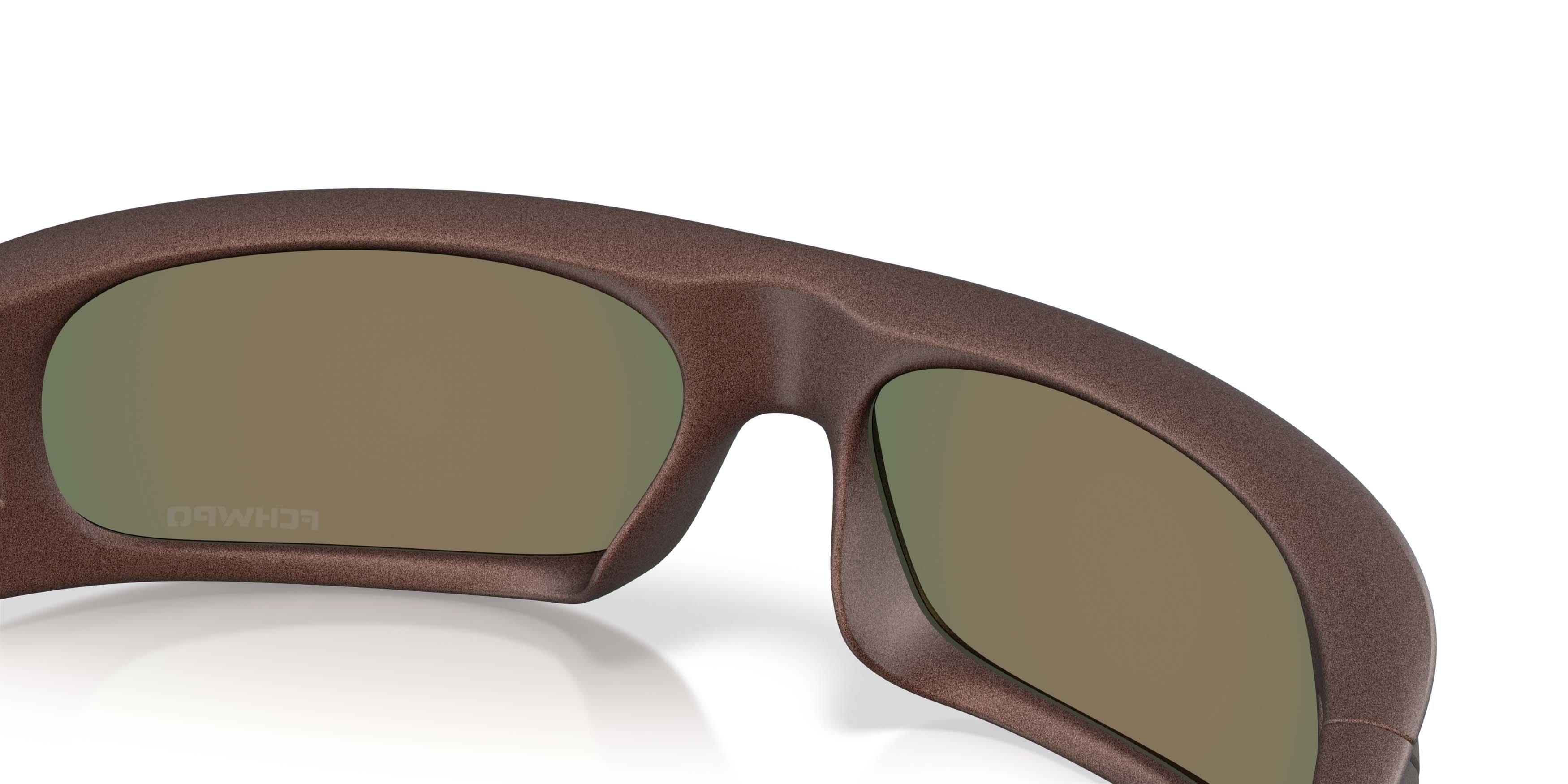 Oakley Highland Jaylen Brown Signature Series Prizm Ruby Sunglasses &ndash; Corten - BROWN/RED Thumbnail View 5