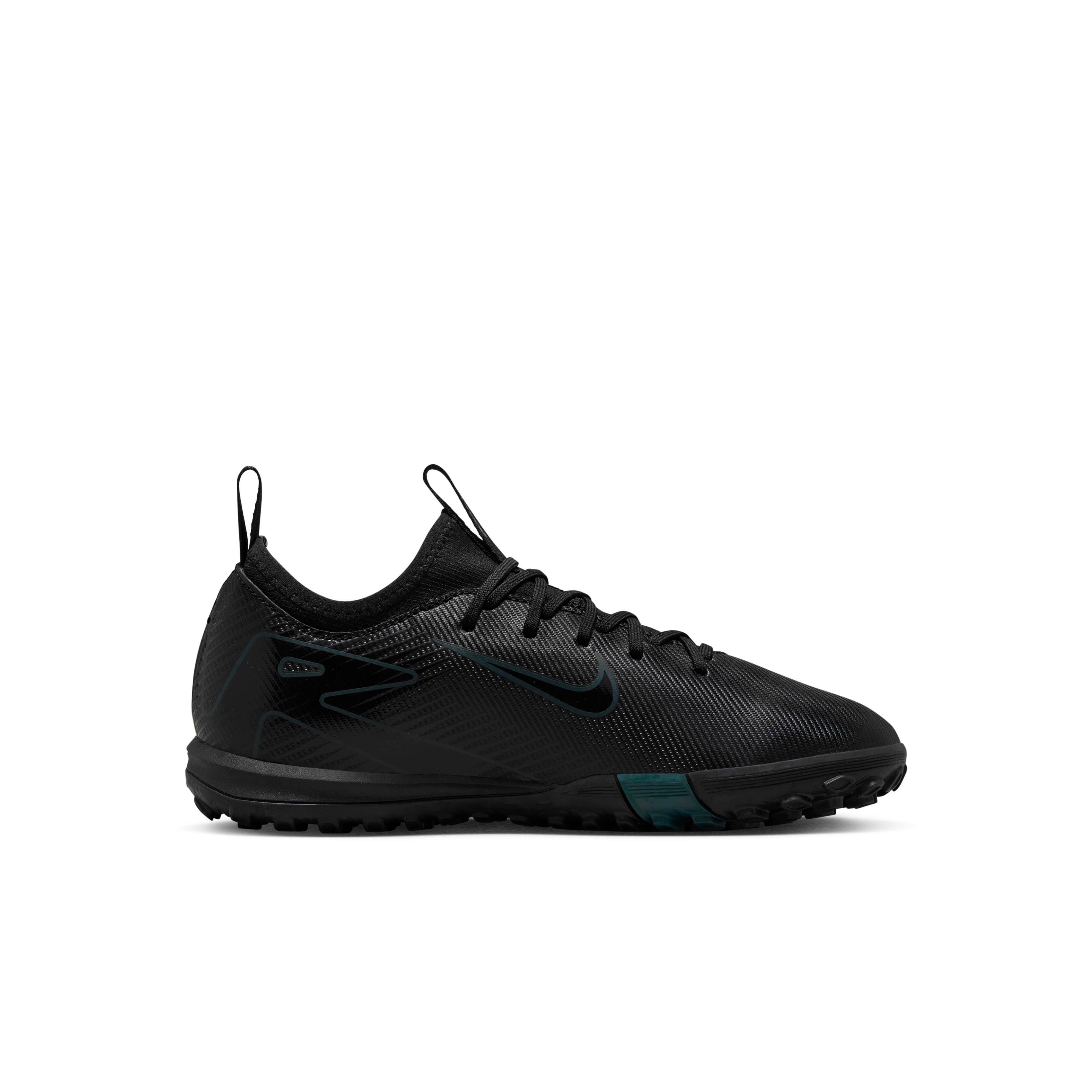 Nike Jr. Mercurial Vapor 16 Academy Indoor  Preschool Kids' "Black/Deep Jungle/Black" Soccer Shoe