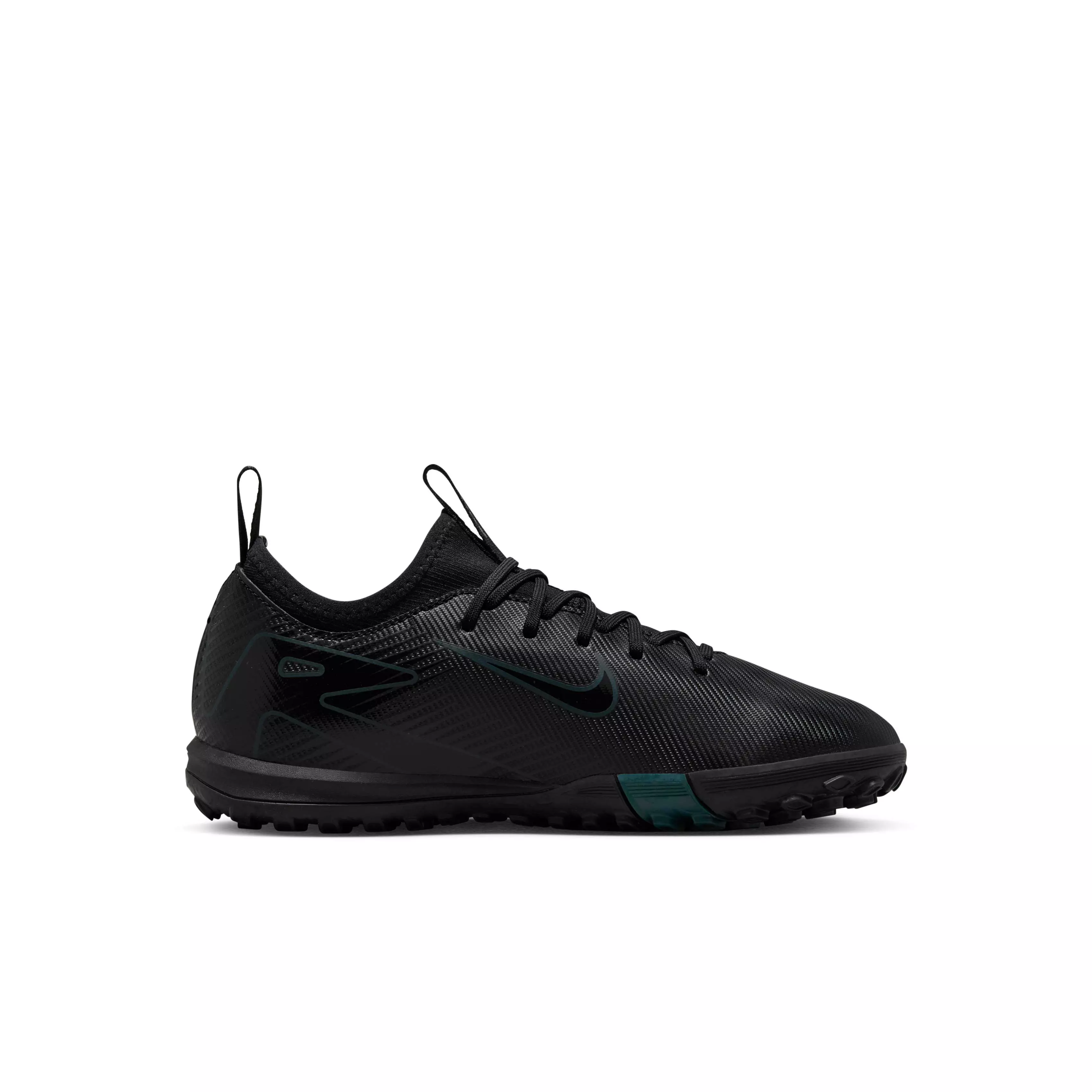Nike Jr. Mercurial Vapor 16 Academy Indoor "Black/Deep Jungle/Black" Preschool Kids' Soccer Shoe - BLACK/JUNGLE/BLACK
