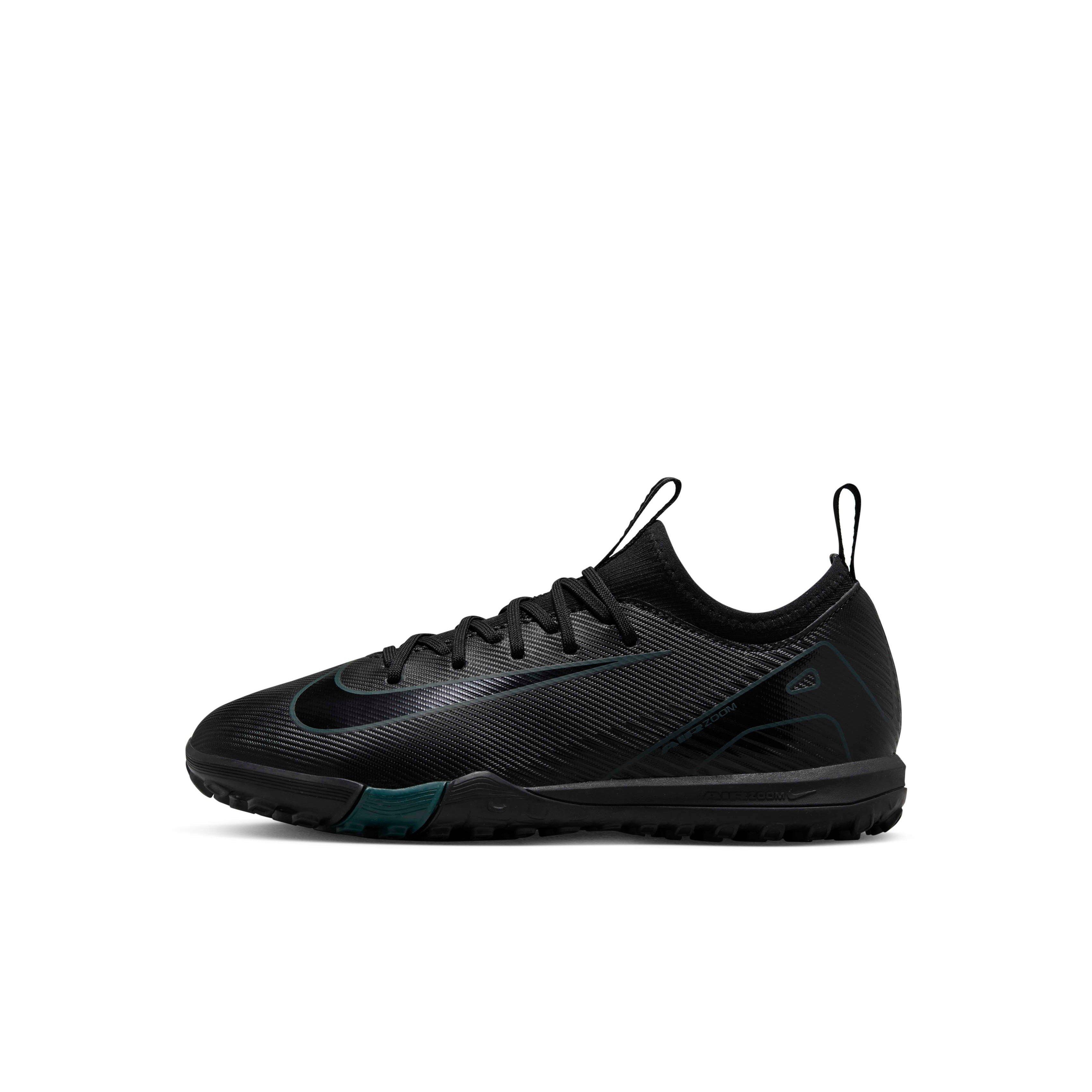 Nike Jr. Mercurial Vapor 16 Academy Indoor  Preschool Kids' "Black/Deep Jungle/Black" Soccer Shoe