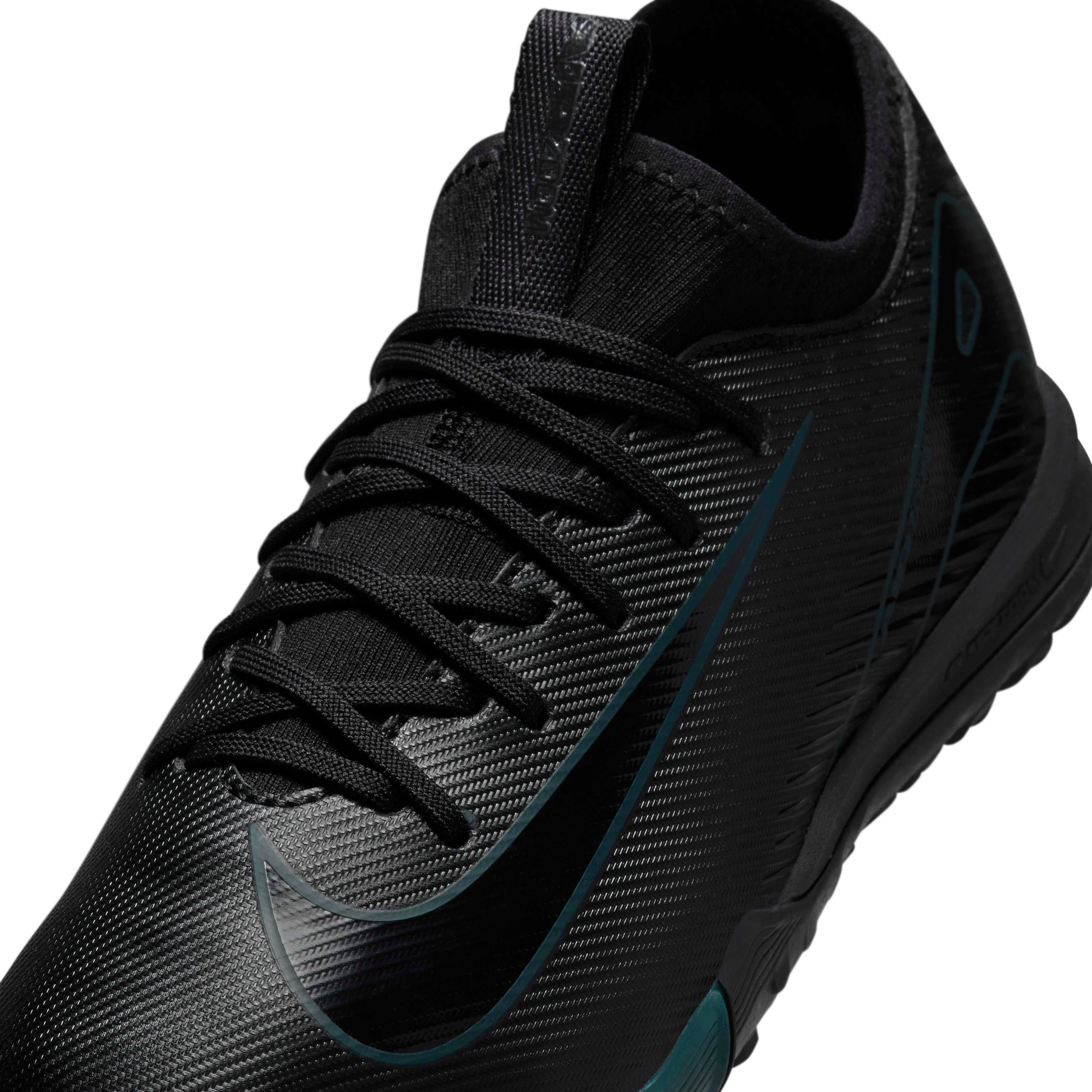 Nike Jr. Mercurial Vapor 16 Academy Indoor  Preschool Kids' "Black/Deep Jungle/Black" Soccer Shoe