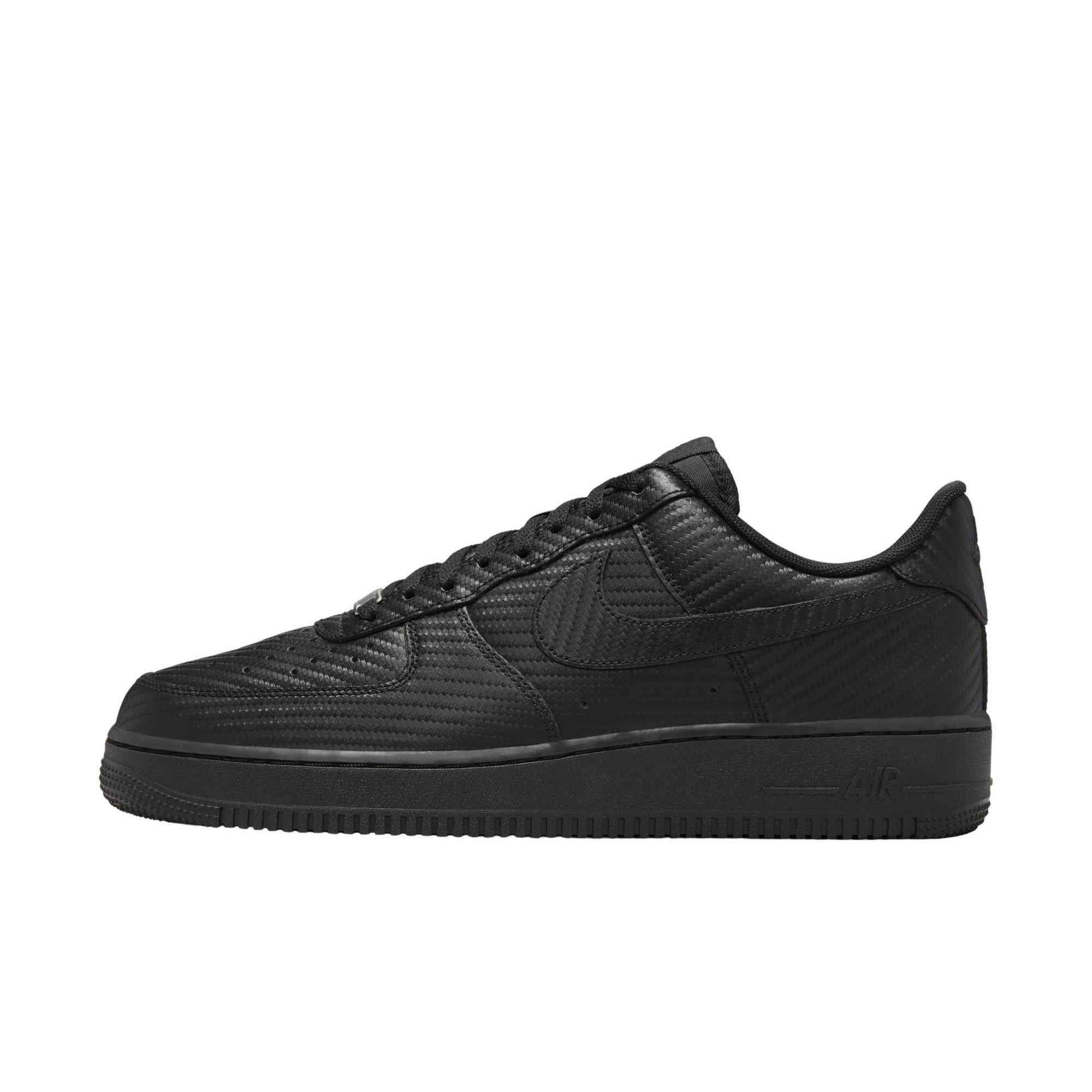 Nike Air Force 1 '07 "Black/Black" Men's Shoe - BLACK/BLACK Thumbnail View 2
