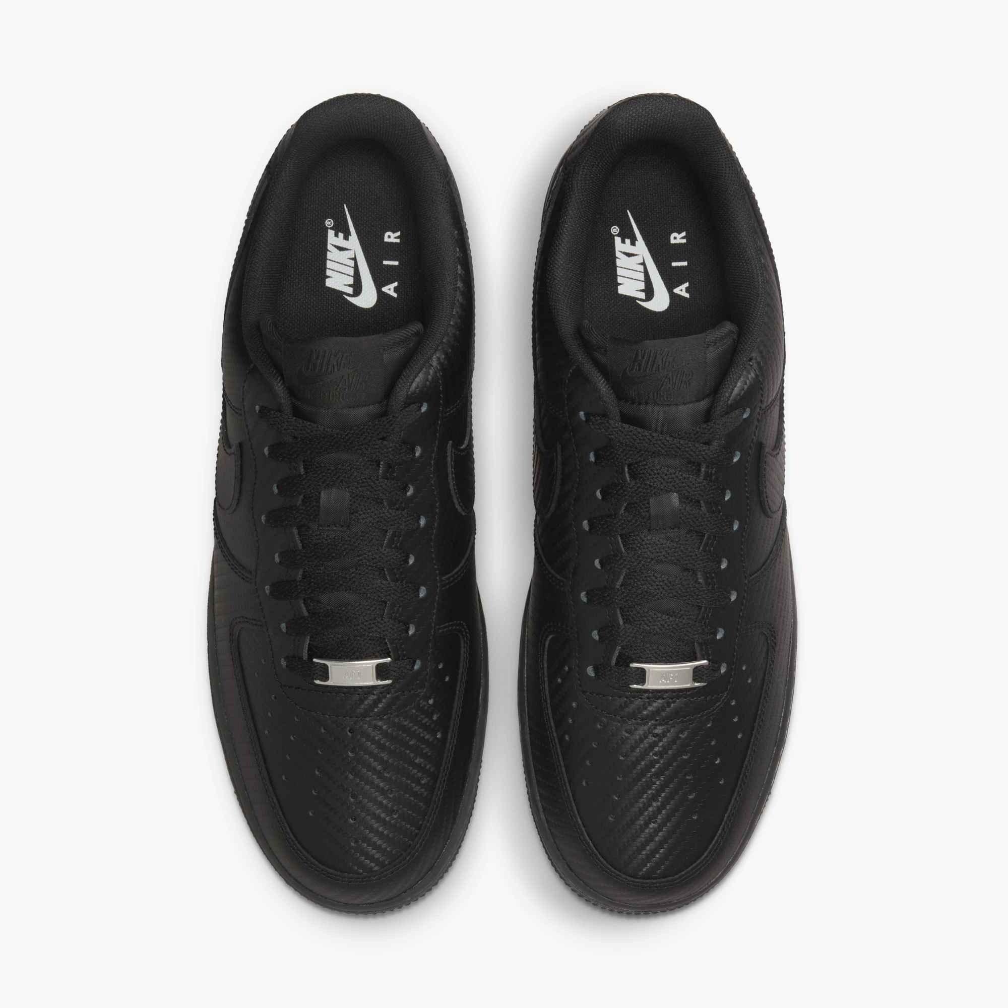 Nike Air Force 1 '07 "Black/Black" Men's Shoe - BLACK/BLACK Thumbnail View 3