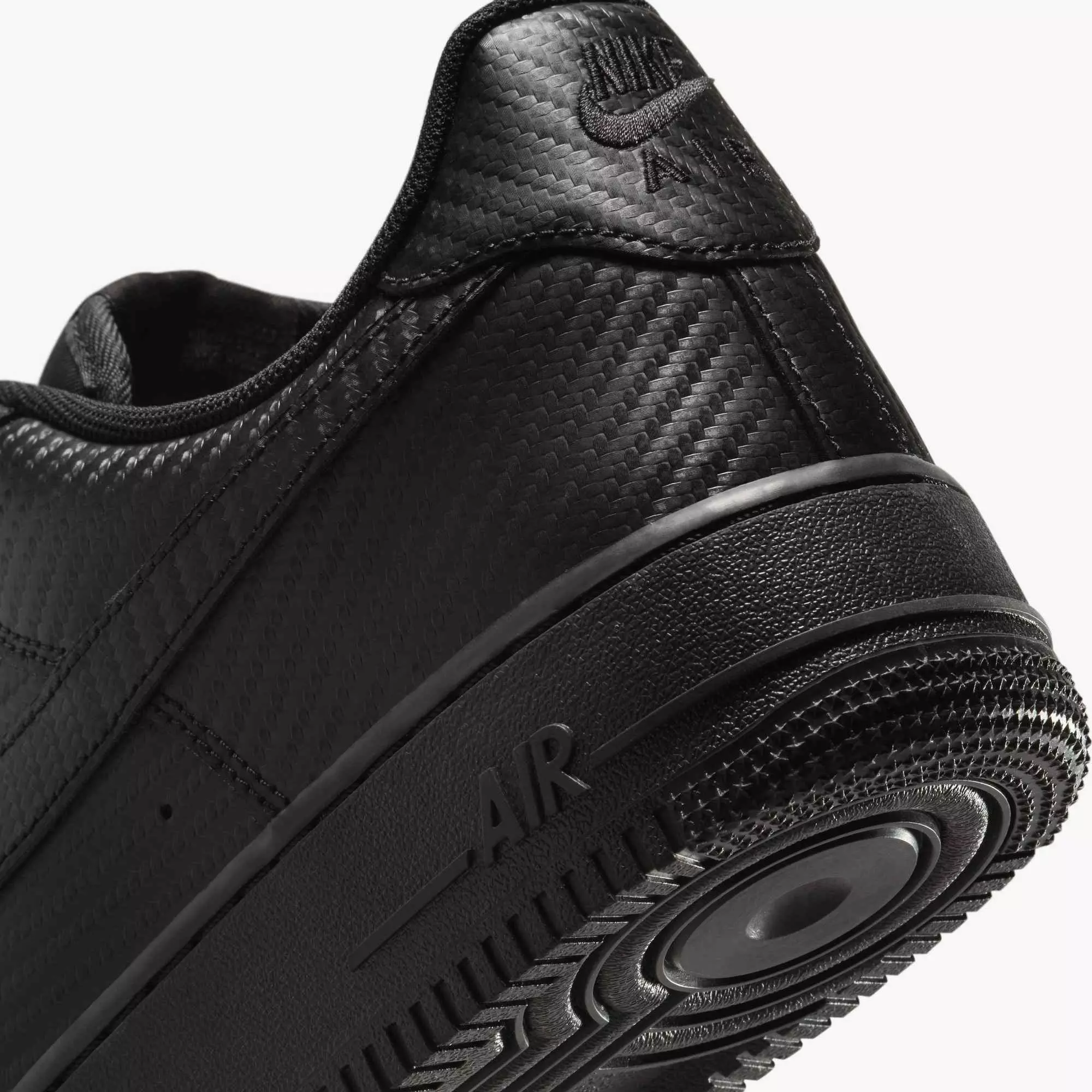 Nike Air Force 1 '07 "Black/Black" Men's Shoe - BLACK/BLACK