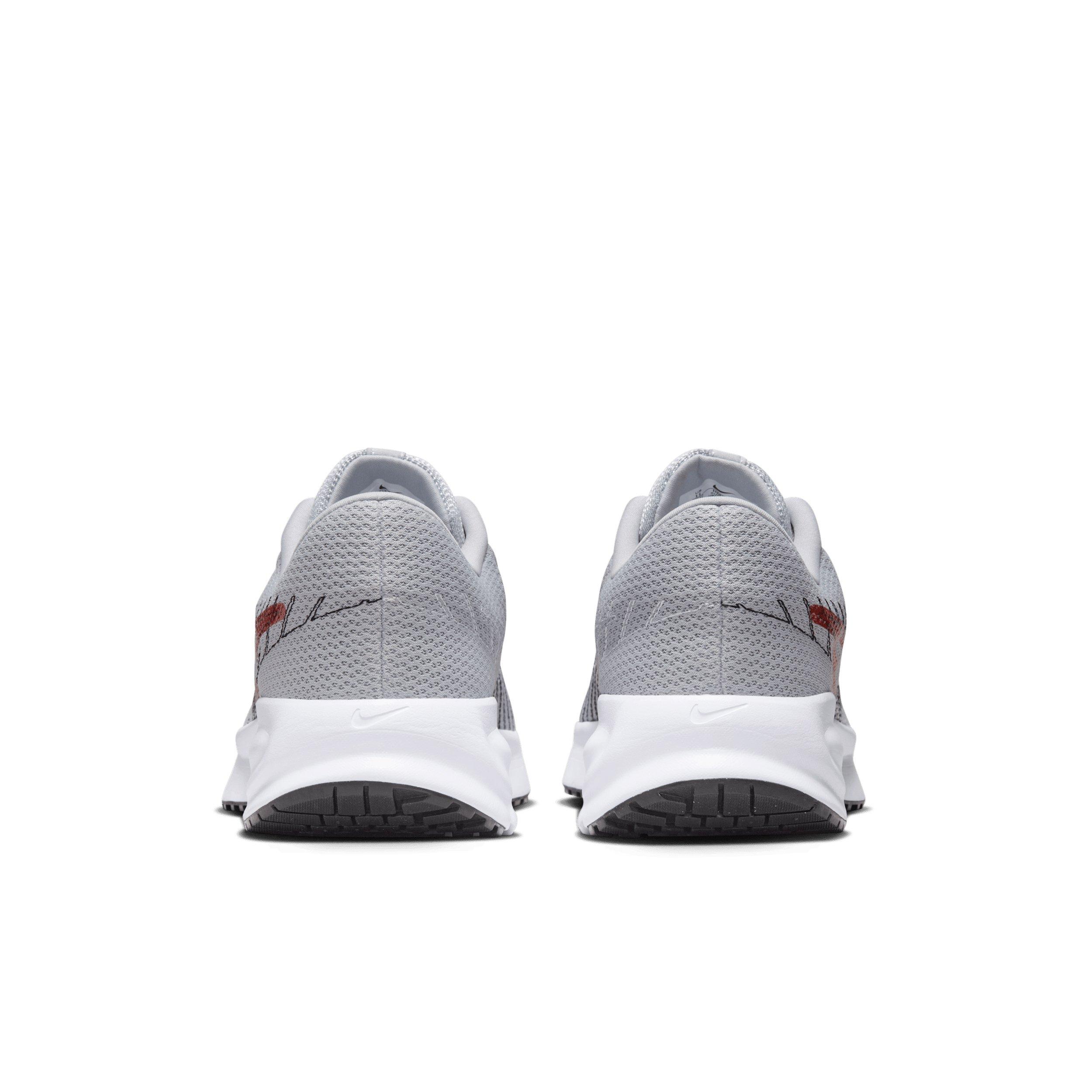 Nike Run Defy "Wolf Grey/Black/White/Bright Crimson" Men's Running Shoe - GREY/BLACK/WHITE/CRIMSON