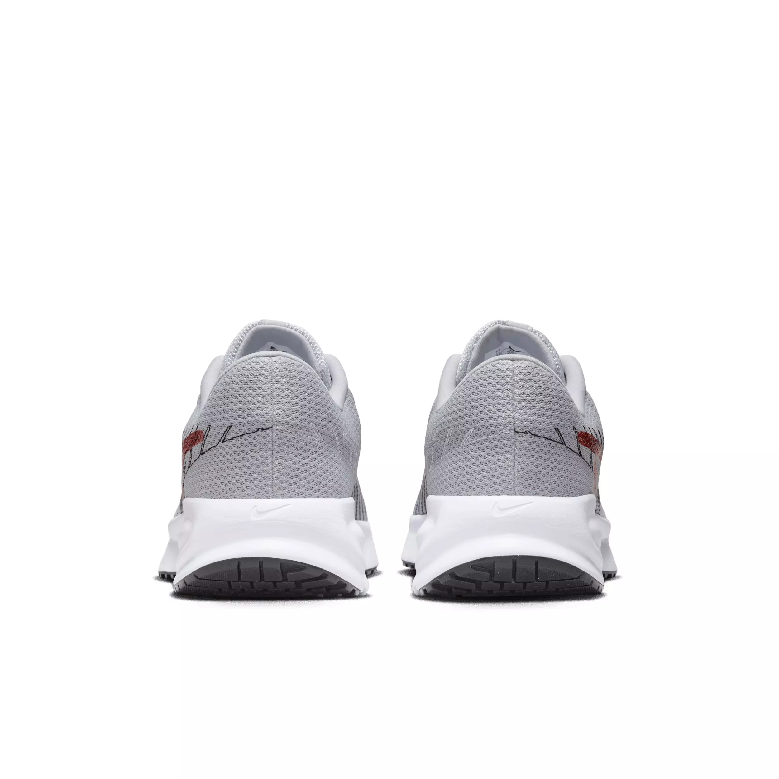 Nike Run Defy "Wolf Grey/Black/White/Bright Crimson" Men's Running Shoe - GREY/BLACK/WHITE/CRIMSON
