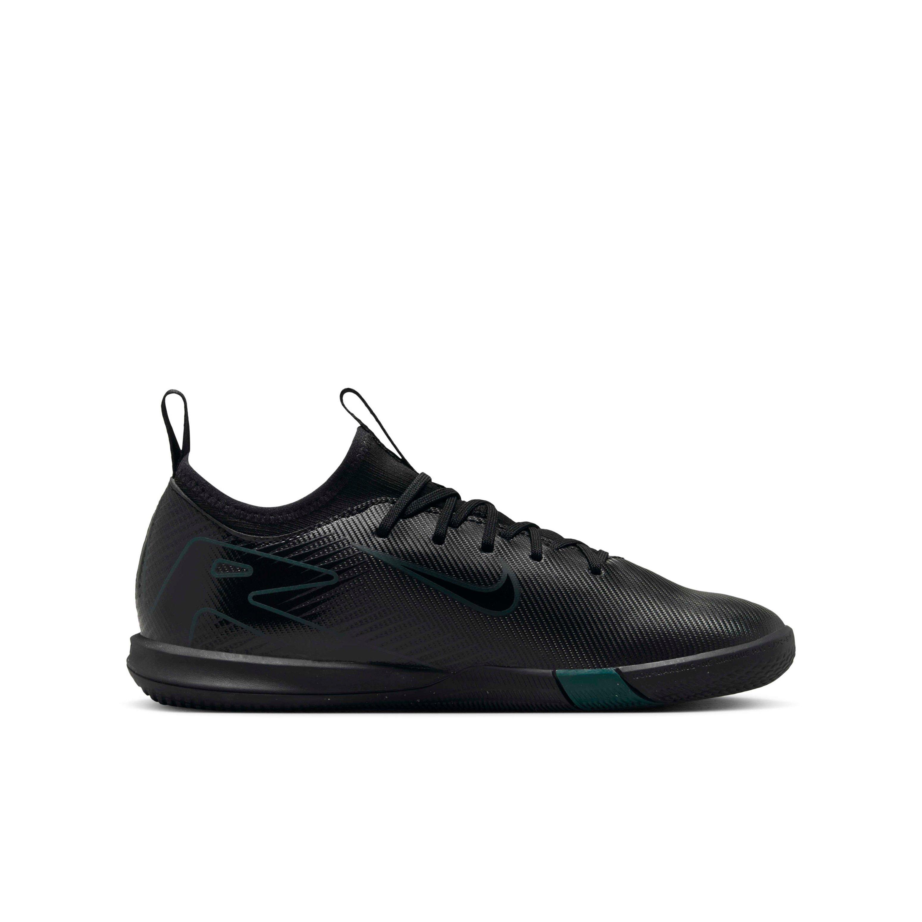 Nike Jr. Mercurial Vapor 16 Academy Turf Grade School Kids' "Black/Deep Jungle/Black" Soccer Shoe