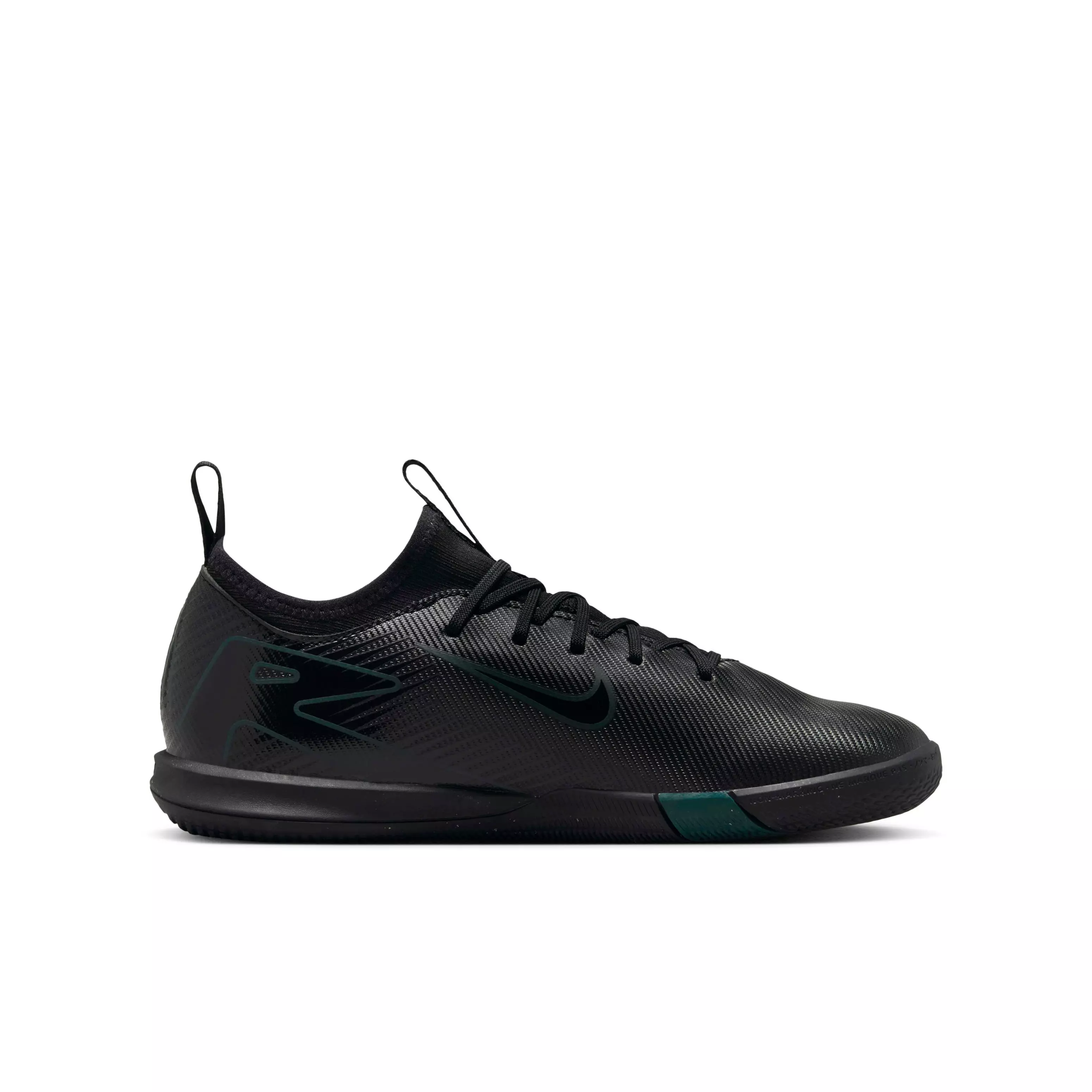 Nike Jr. Mercurial Vapor 16 Academy Turf "Black/Deep Jungle/Black" Grade School Kids' Soccer Shoe - BLACK/JUNGLE/BLACK