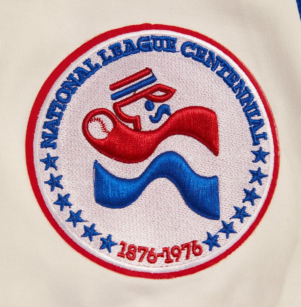 Pro Standard Men's MLB Atlanta Braves Retro Classic Top - CREAM/RED Thumbnail View 7