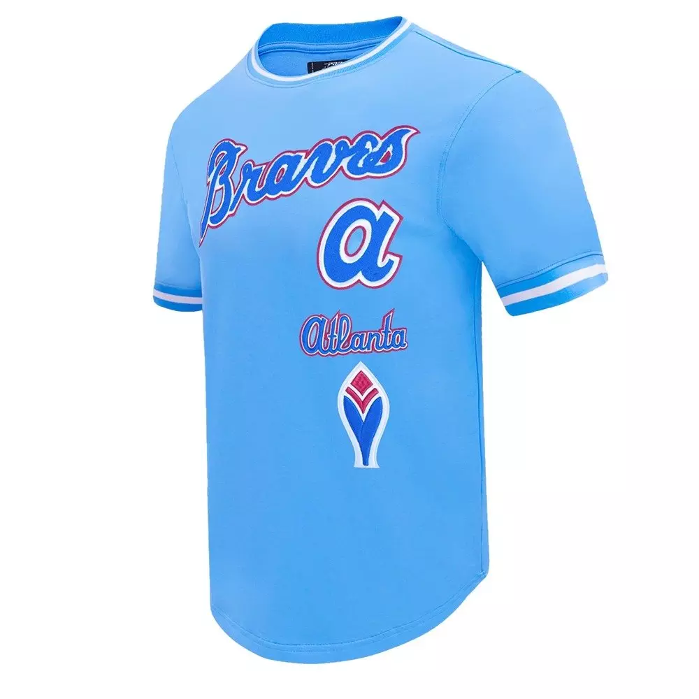 Pro Standard Men's MLB Atlanta Braves Retro Classic Top - BLUE