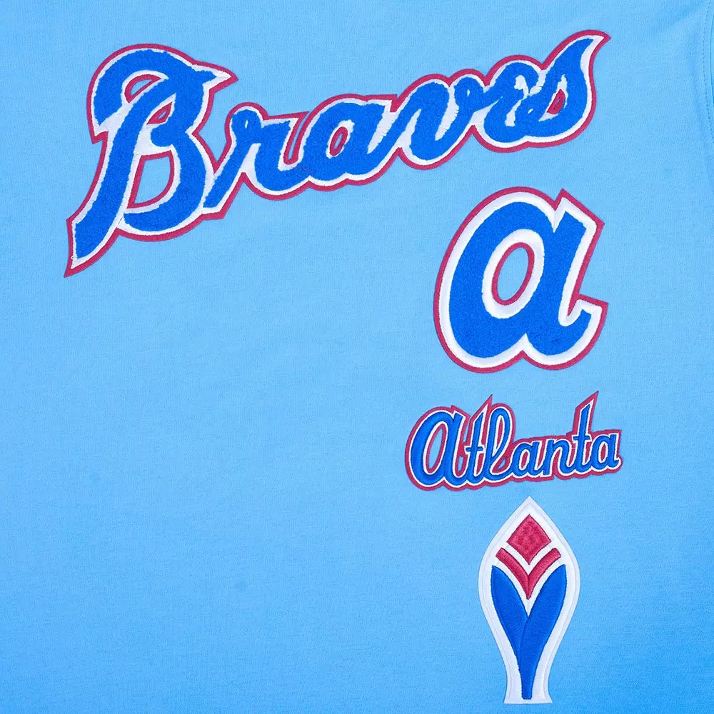 Pro Standard Men's MLB Atlanta Braves Retro Classic Top - BLUE
