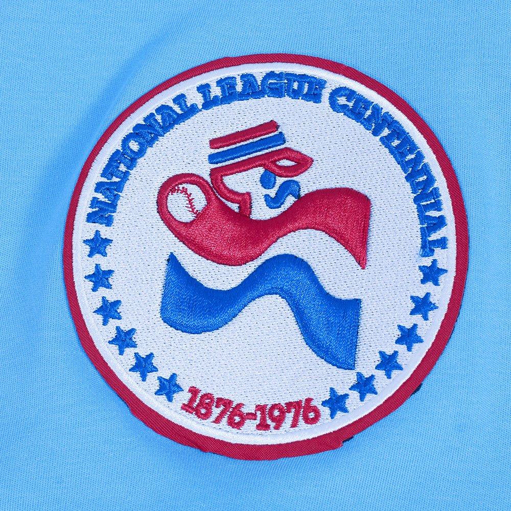 Pro Standard Men's MLB Atlanta Braves Retro Classic Top - BLUE Thumbnail View 7