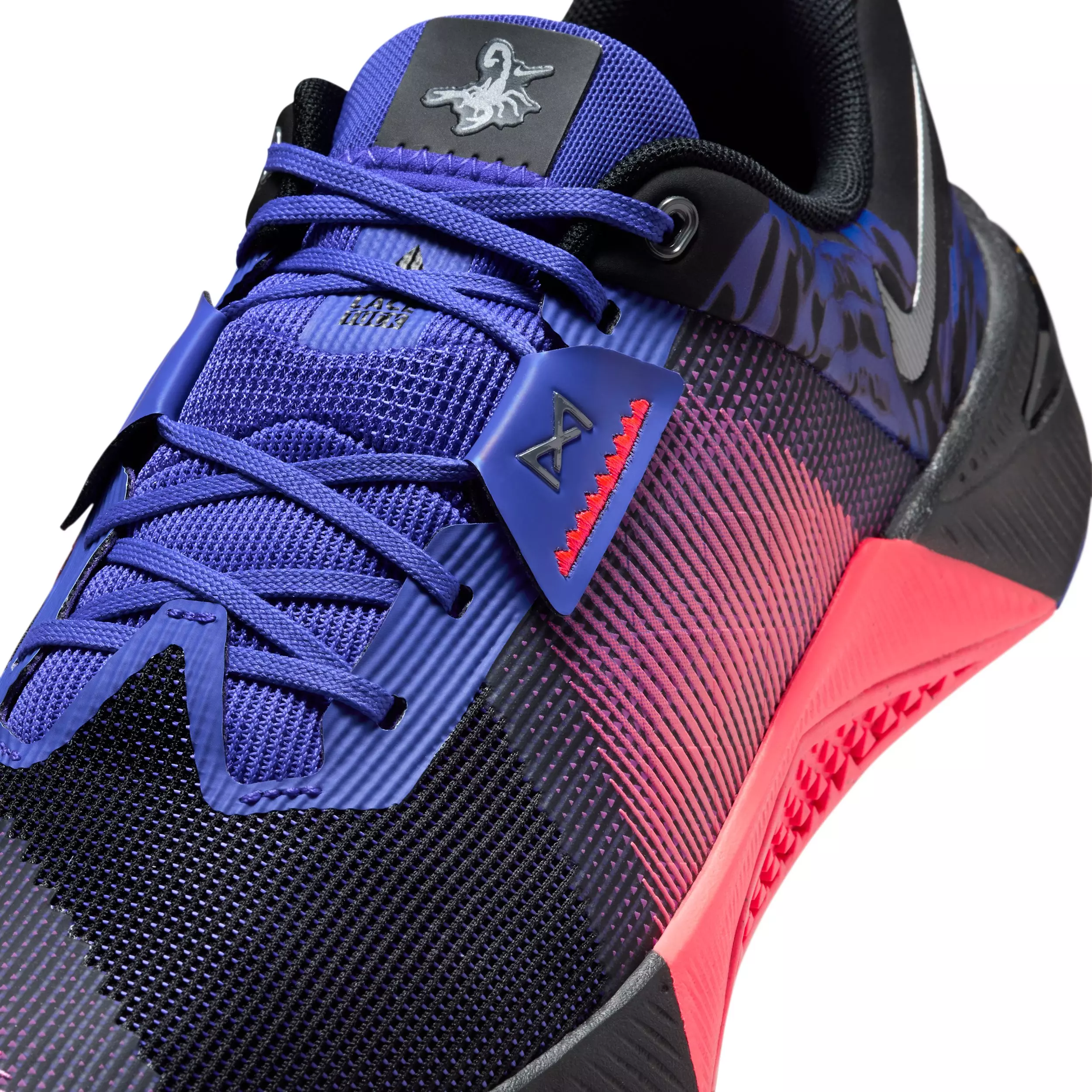 Nike Metcon 10 AMP "Black/Hyper Punch/Metallic Platinum" Men's Training Shoe - BLACK/PUNCH/PLATINUM