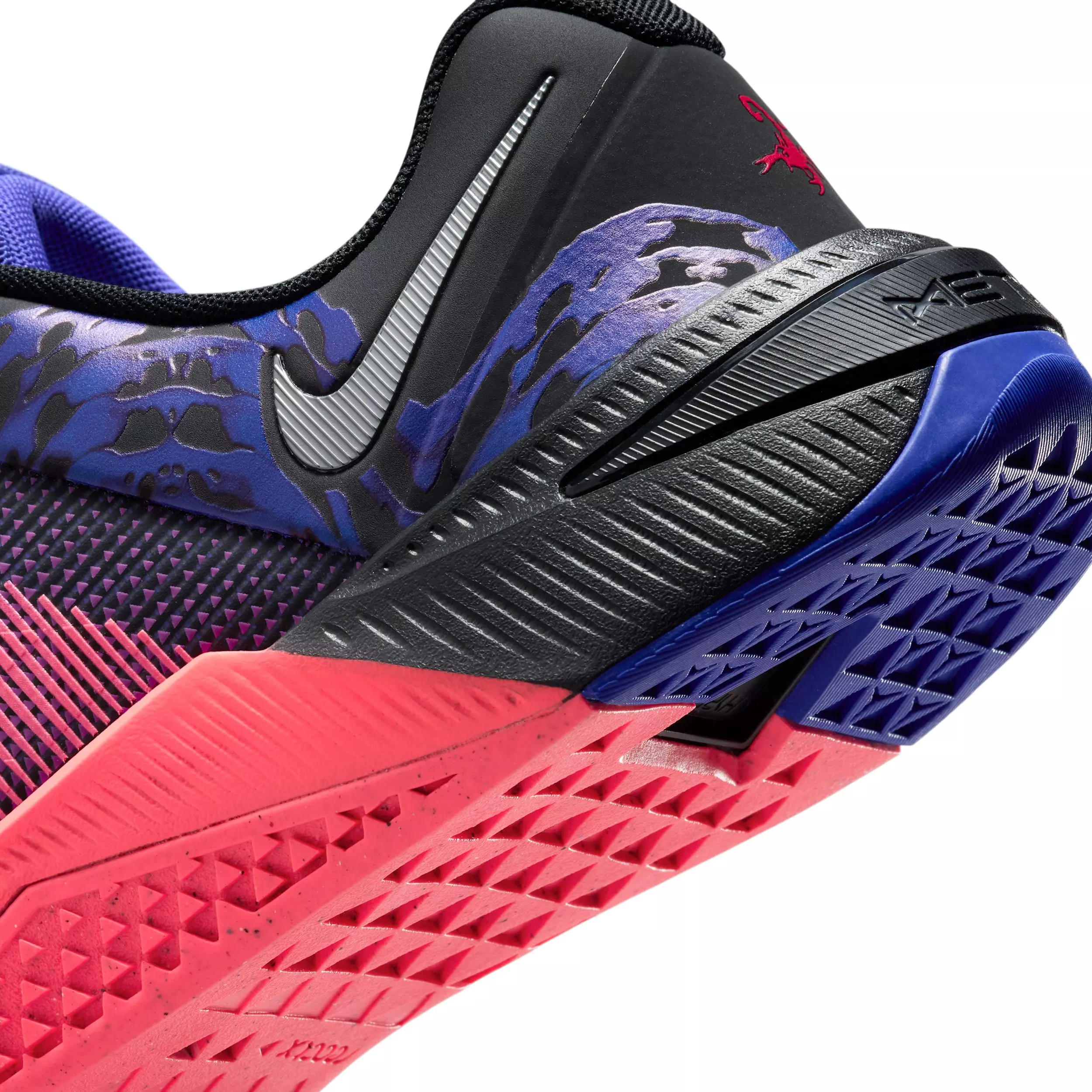 Nike Metcon 10 AMP "Black/Hyper Punch/Metallic Platinum" Men's Training Shoe - BLACK/PUNCH/PLATINUM