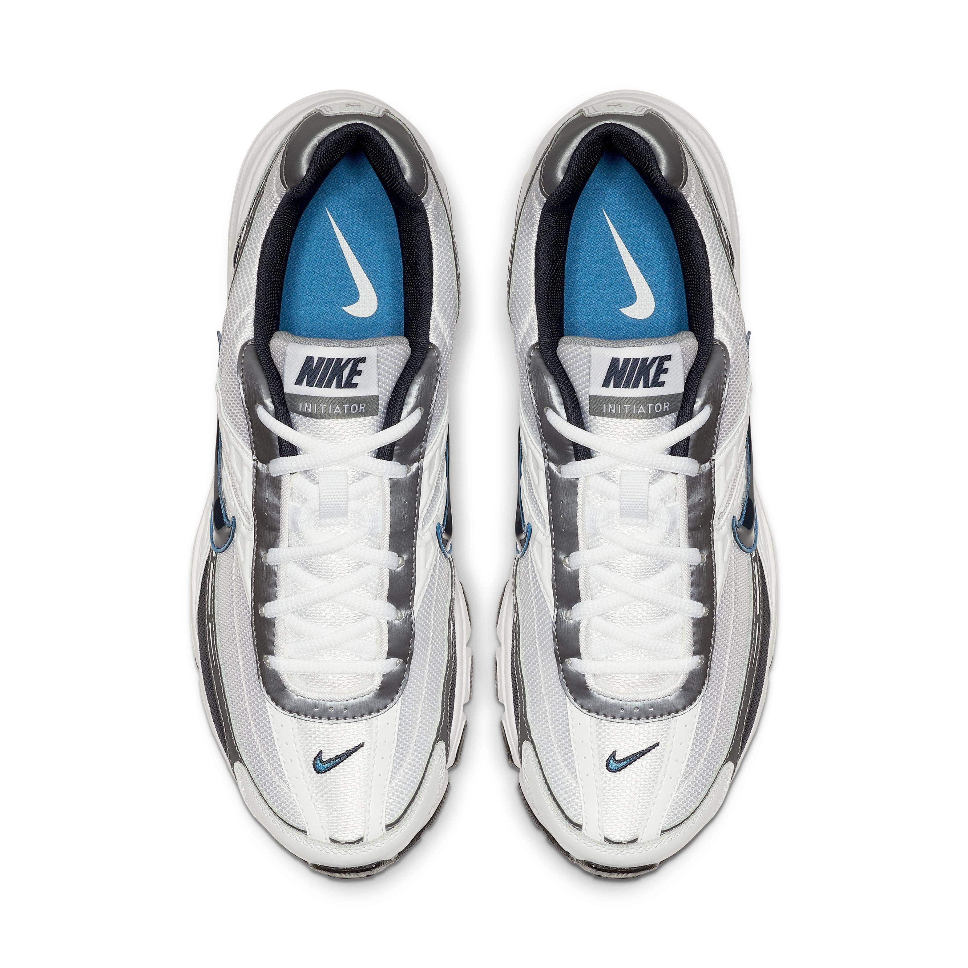 Nike Initiator "White/Metallic Cool Grey/Obsidian" Men's Shoe - WHITE/GREY/OBSIDIAN Thumbnail View 4
