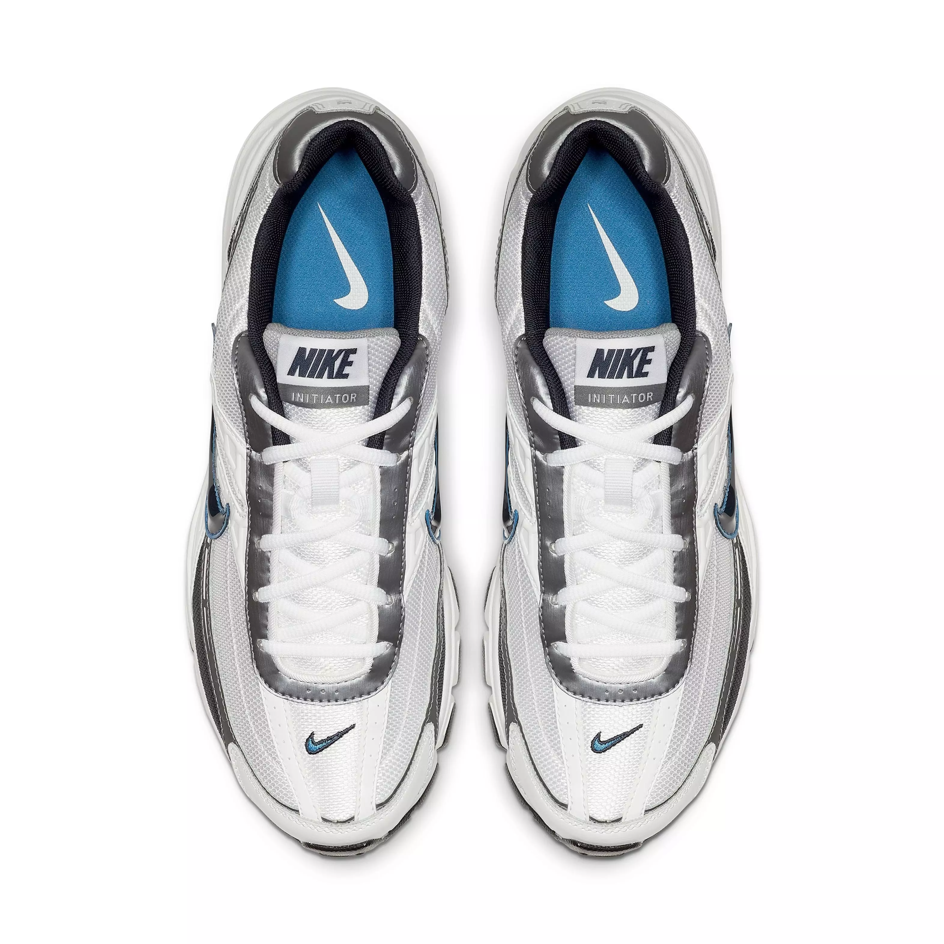 Nike Initiator "White/Metallic Cool Grey/Obsidian" Men's Shoe - WHITE/GREY/OBSIDIAN