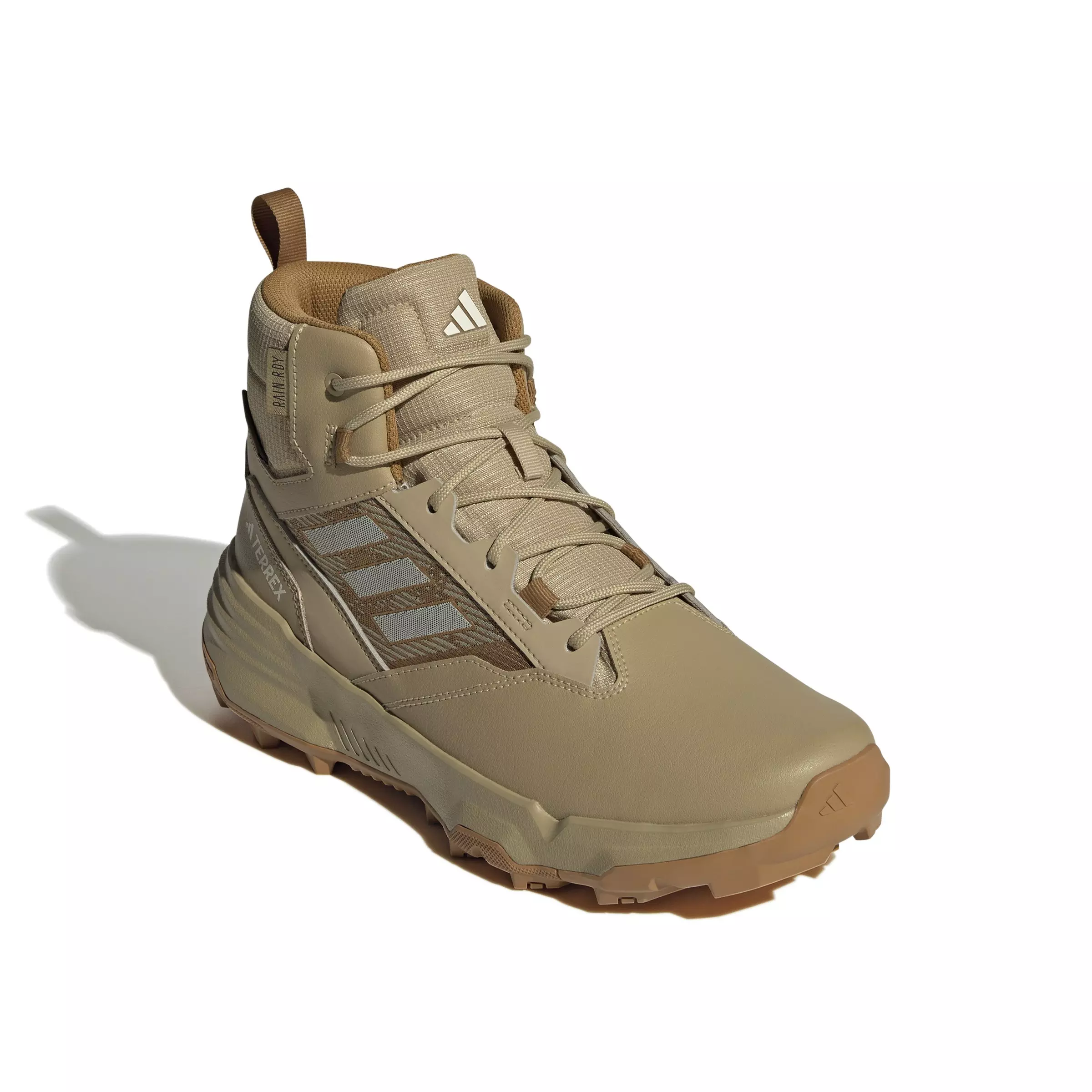 adidas Unity Leather Mid RAIN.RDY "Biege Ton/Ecrtin/Mesa" Unisex Hiking Shoe - BEIGE/ECRTIN/MESA
