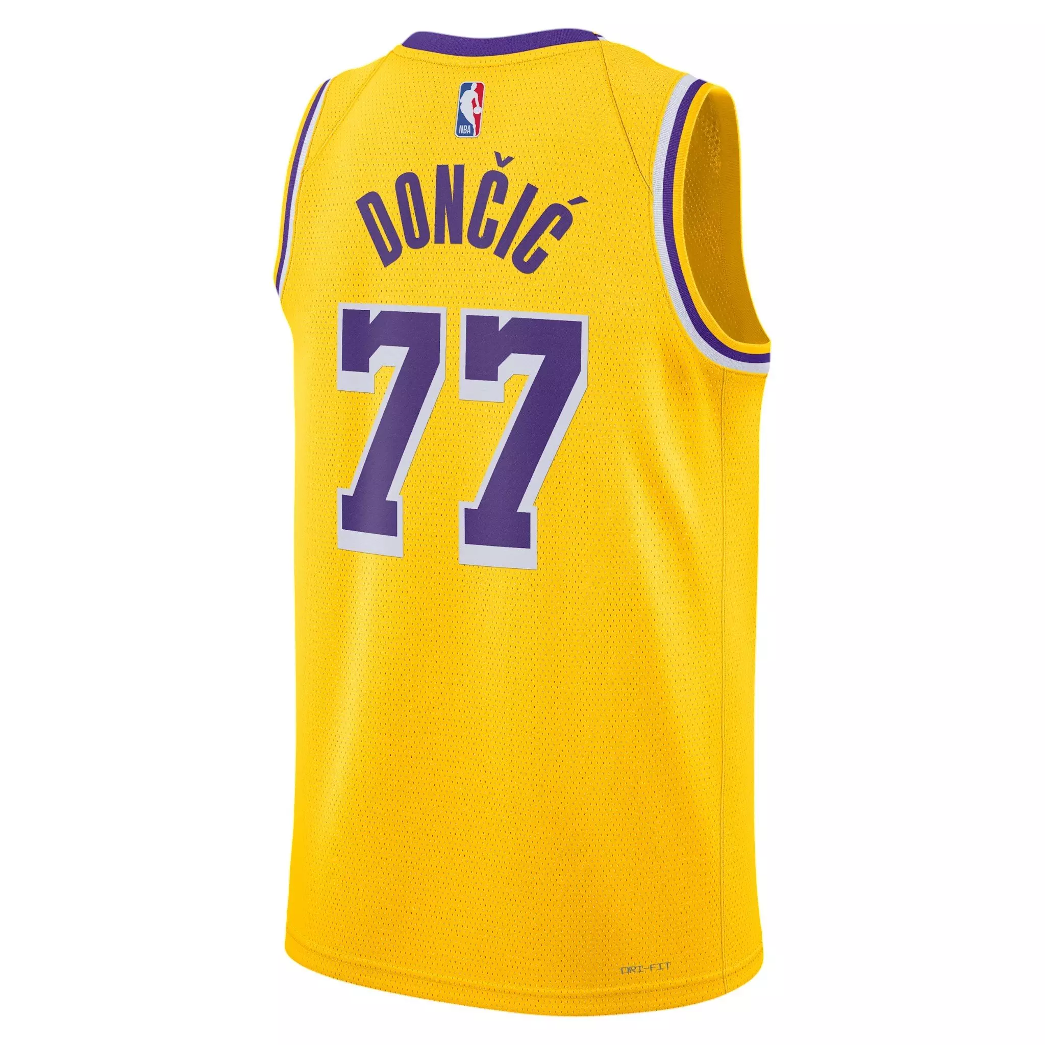 Nike Men's Luka Dončić Los Angeles Lakers Icon Edition 22/23 Dri-FIT NBA Swingman Jersey - Yellow - YELLOW