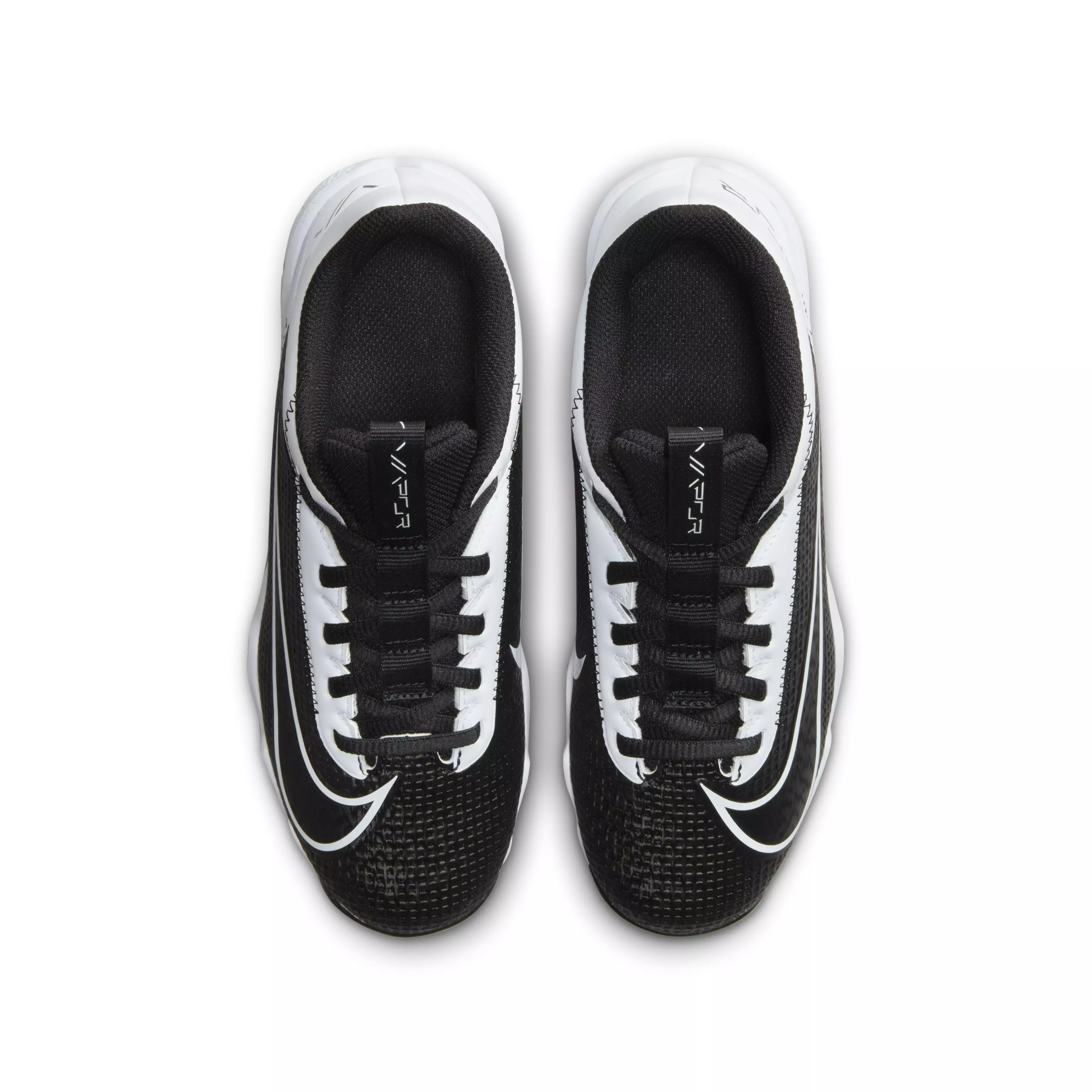 Nike Vapor Edge Shark 2 "Black/Black/White" Grade School Boys' Football Cleat - BLACK/BLACK/WHITE