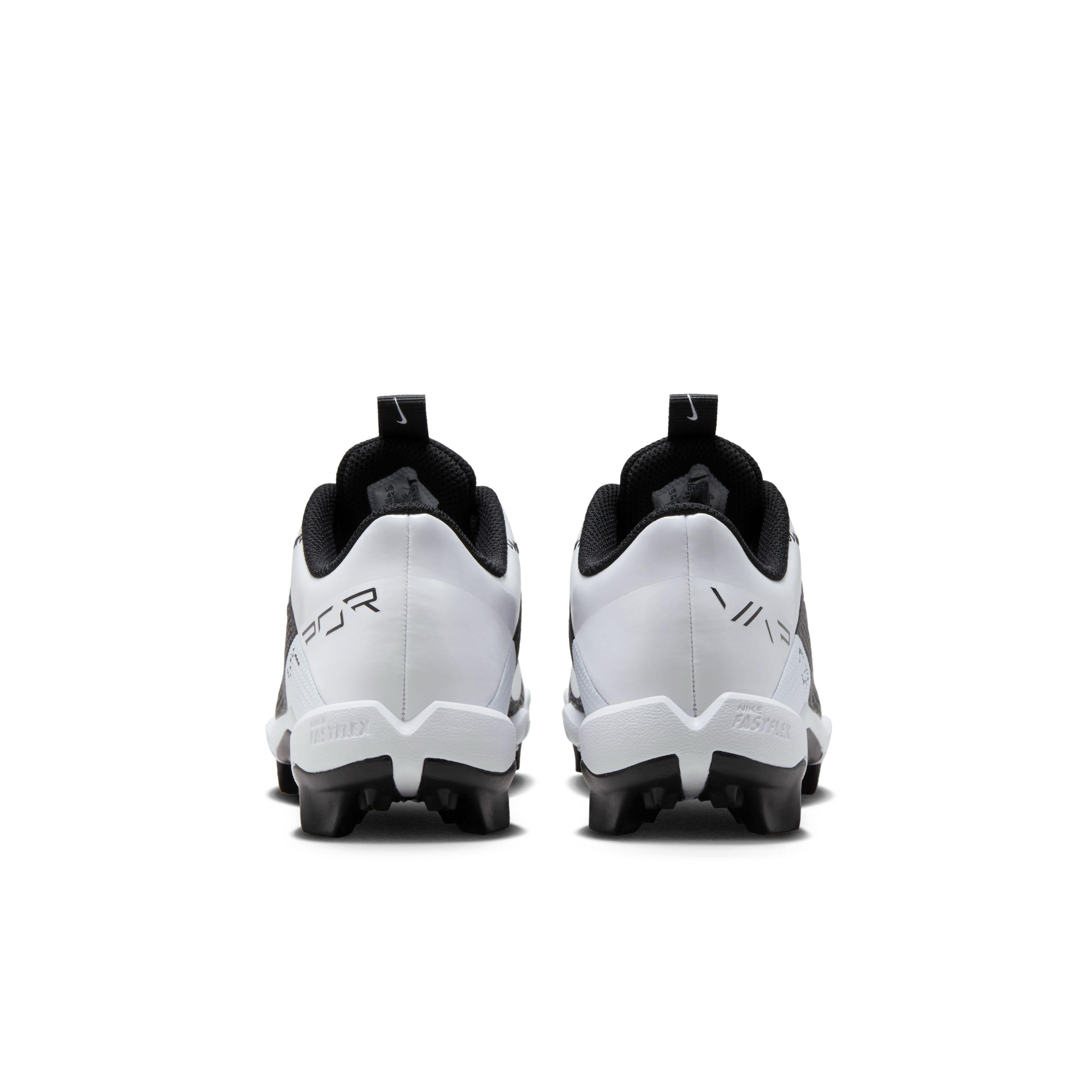 Nike Vapor Edge Shark 2 "Black/Black/White" Grade School Boys' Football Cleat - BLACK/BLACK/WHITE Thumbnail View 5