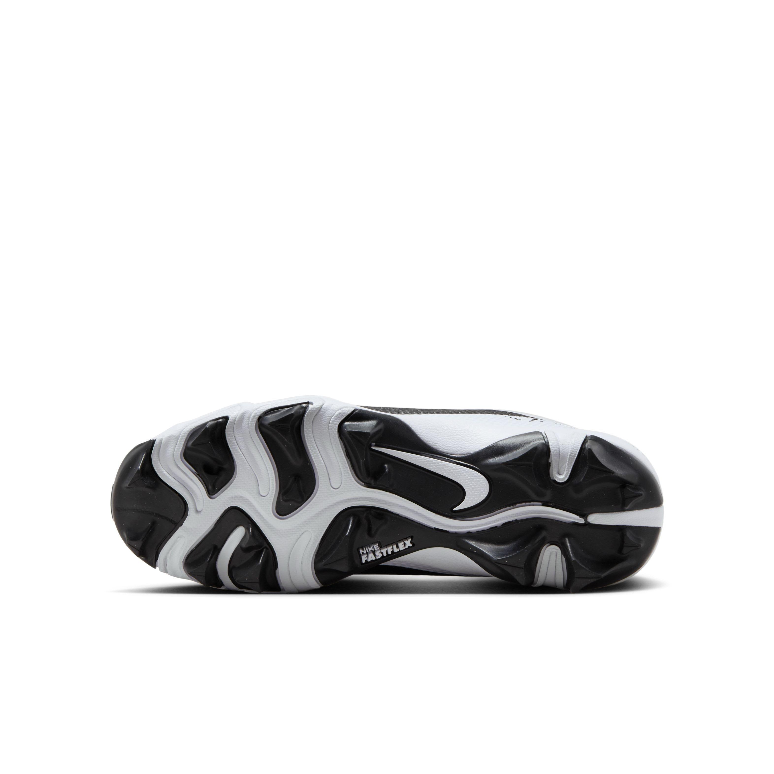 Nike Vapor Edge Shark 2 "Black/Black/White" Grade School Boys' Football Cleat - BLACK/BLACK/WHITE Thumbnail View 6