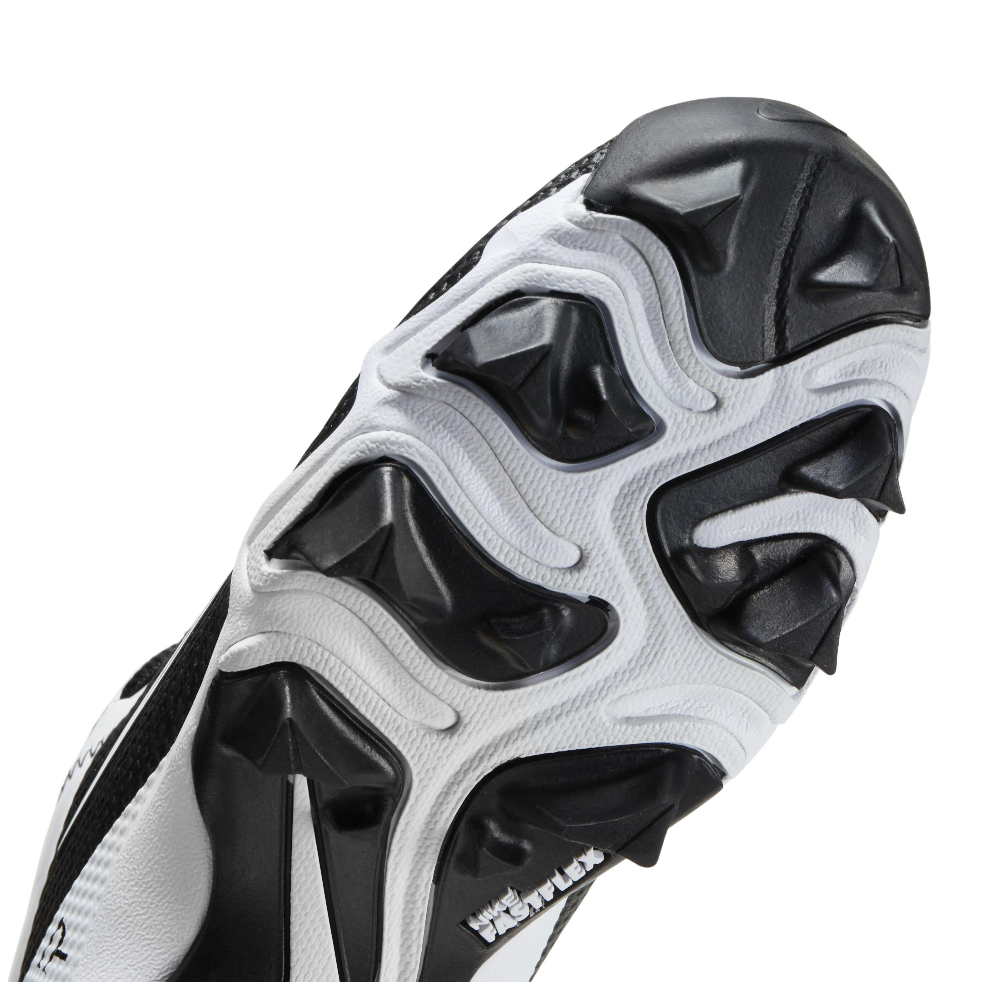 Nike Vapor Edge Shark 2 "Black/Black/White" Grade School Boys' Football Cleat - BLACK/BLACK/WHITE Thumbnail View 7