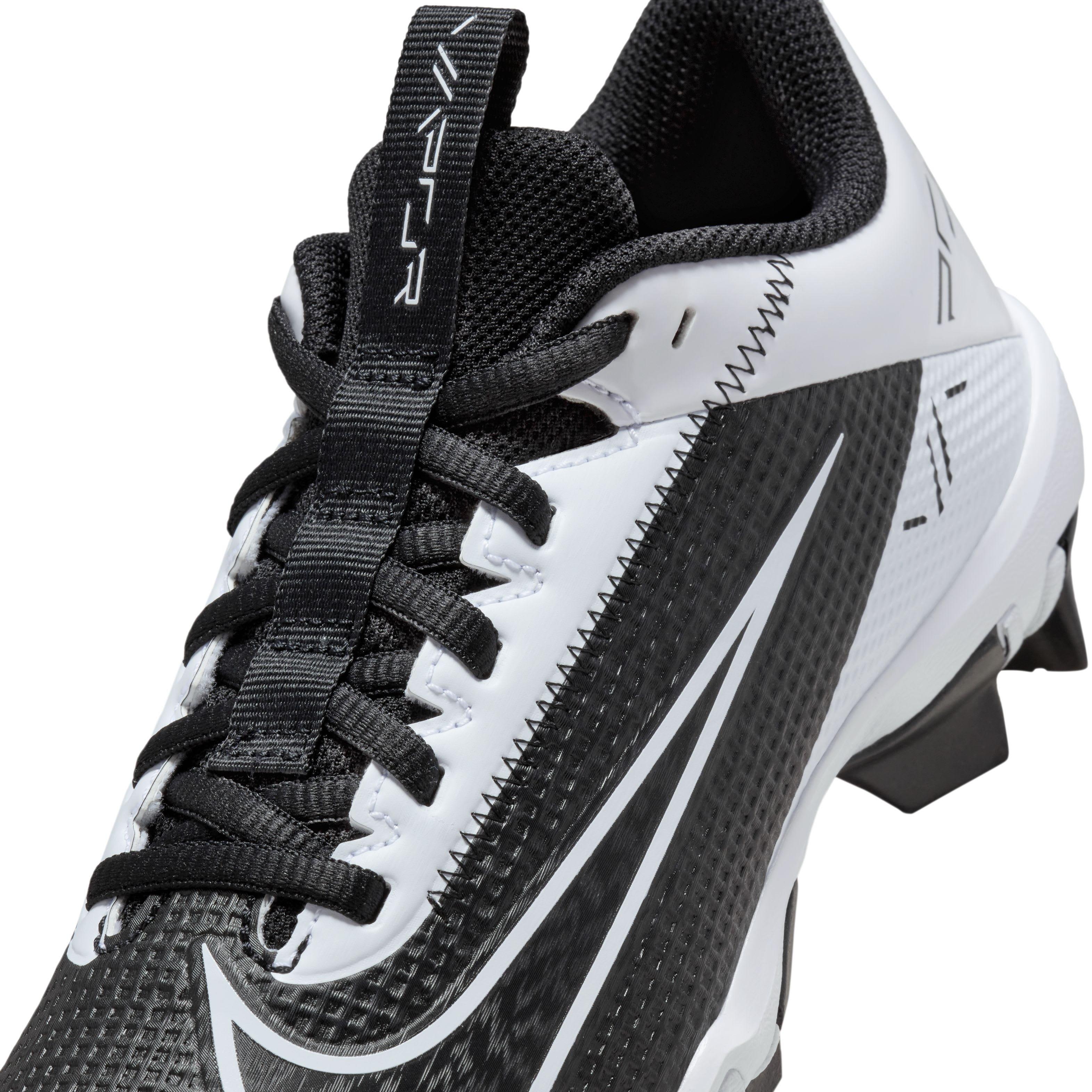 Nike Vapor Edge Shark 2 "Black/Black/White" Grade School Boys' Football Cleat - BLACK/BLACK/WHITE Thumbnail View 8