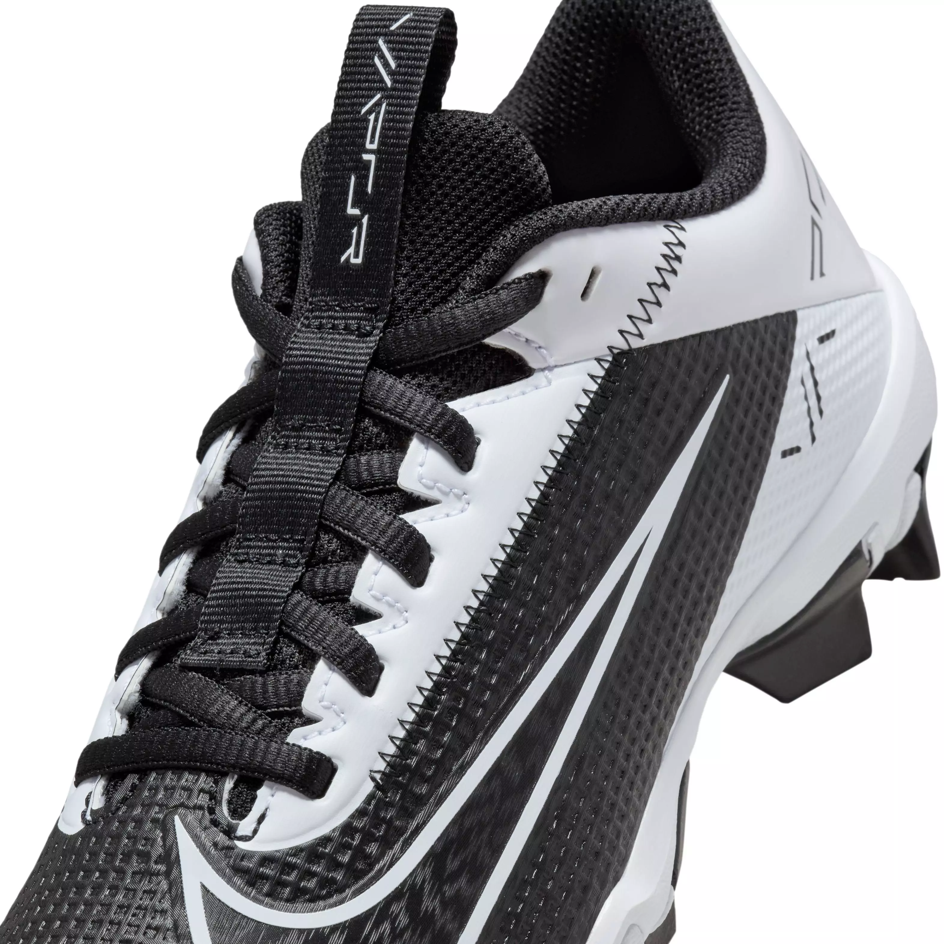 Nike Vapor Edge Shark 2 "Black/Black/White" Grade School Boys' Football Cleat - BLACK/BLACK/WHITE