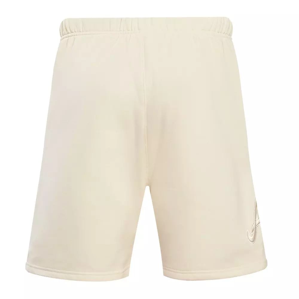 Pro Standard Men's MLB Atlanta Braves Neutral Fleece Short - CREAM