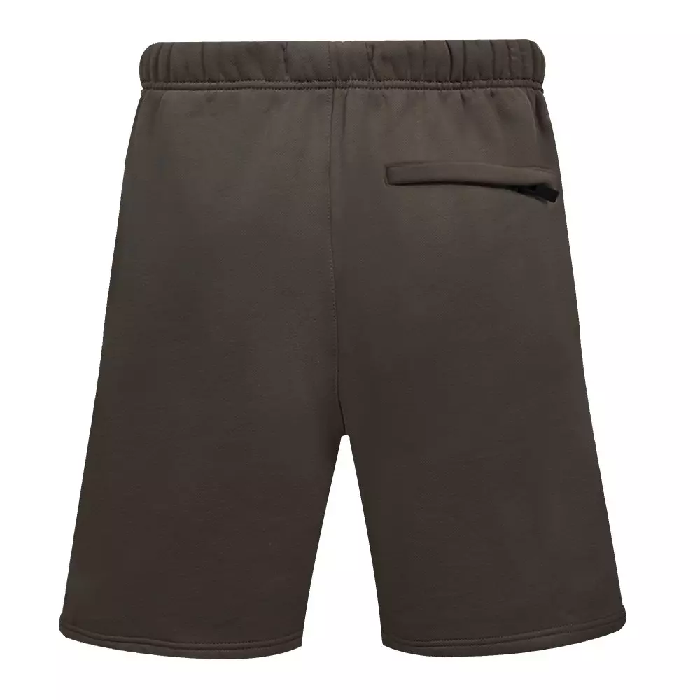 Pro Standard Men's MLB Atlanta Braves Neutral Fleece Short - DK BROWN