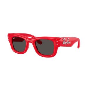 Ray-Ban Wayfarer Puffer Crystal Edition Ultra Black Sunglasses &ndash; Polished Red & Strass
