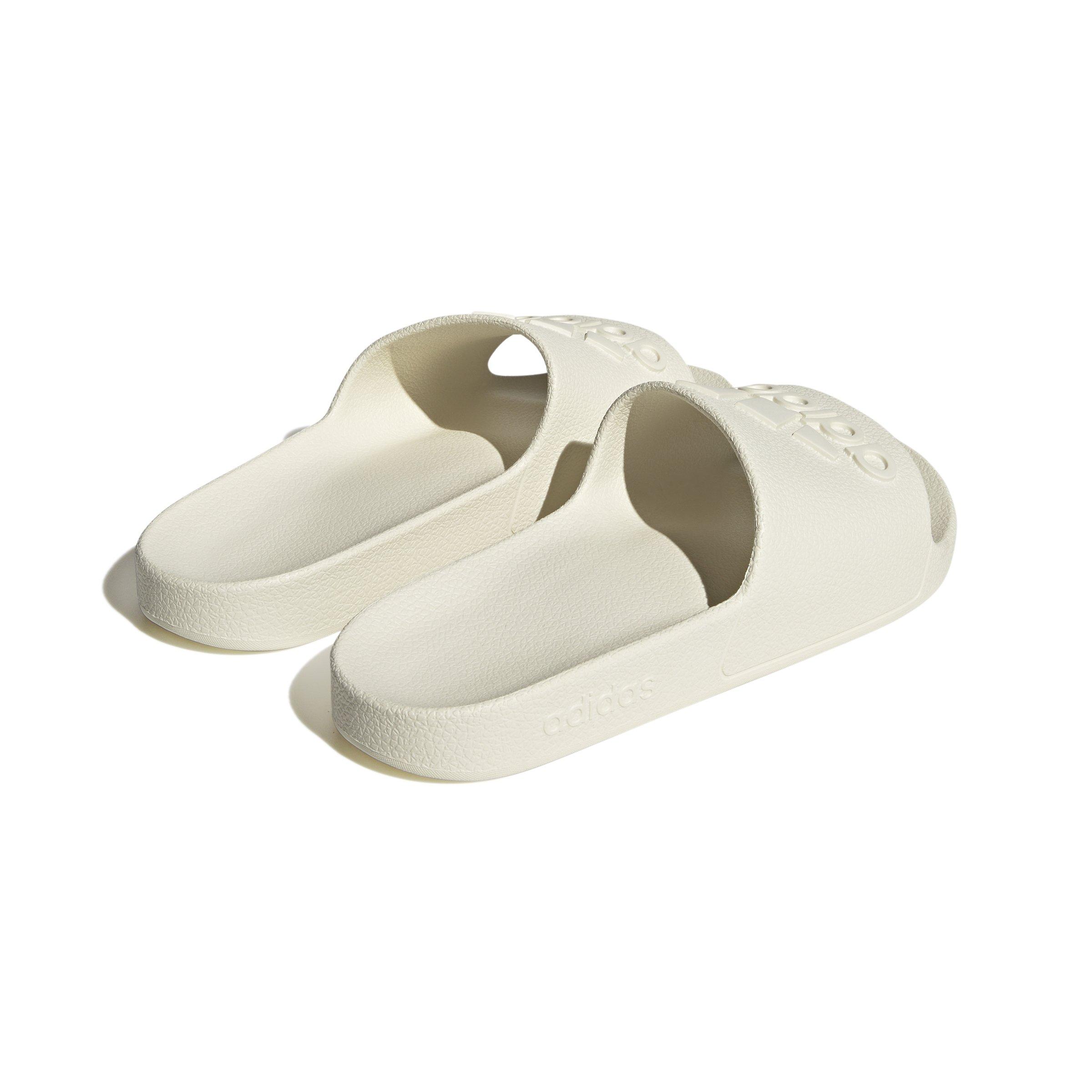 adidas Adilette Aqua "Off White/Off White/Off White" Unisex Slide - OFF WHITE/OFF WHITE/OFF WHITE Thumbnail View 4