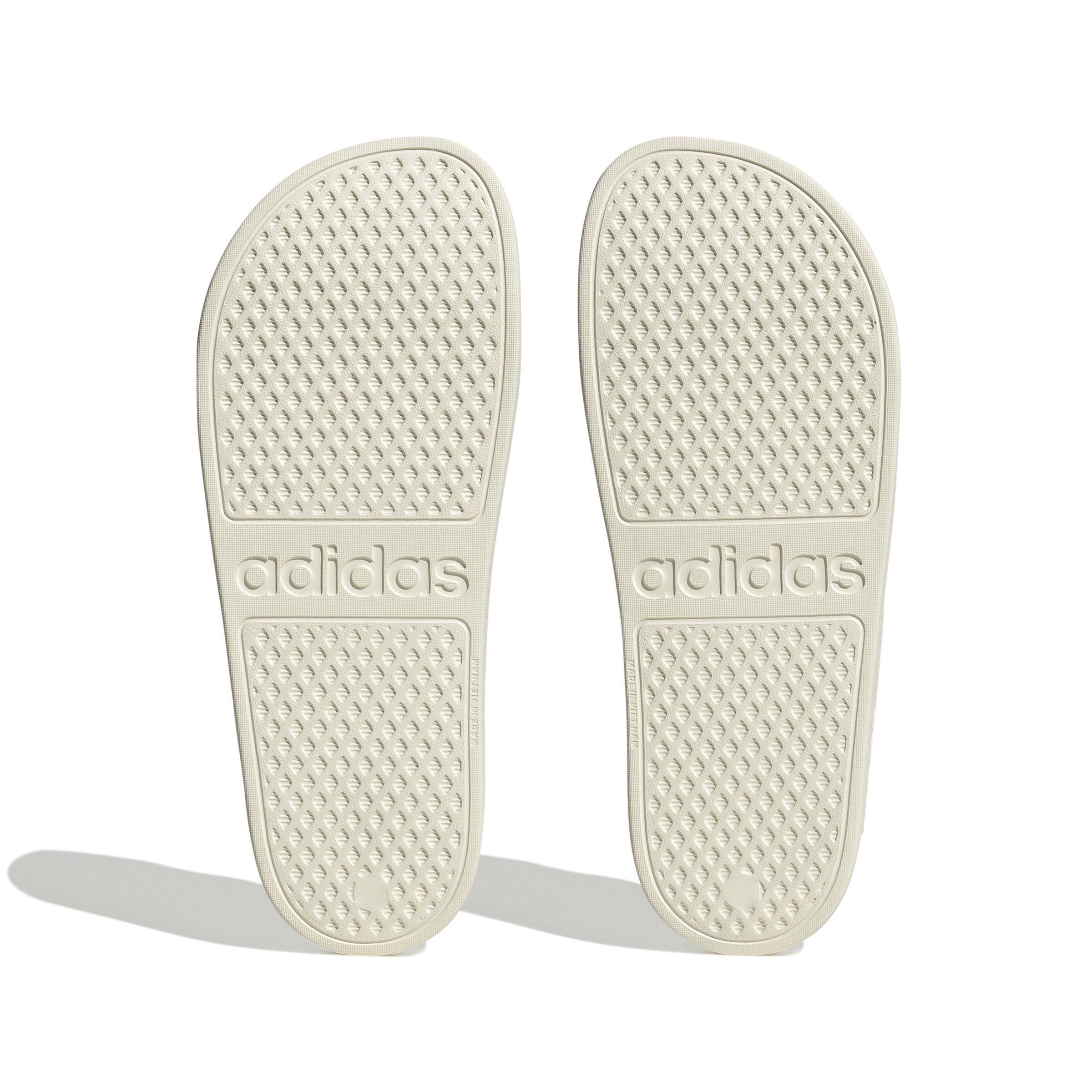 adidas Adilette Aqua "Off White/Off White/Off White" Unisex Slide - OFF WHITE/OFF WHITE/OFF WHITE Thumbnail View 6