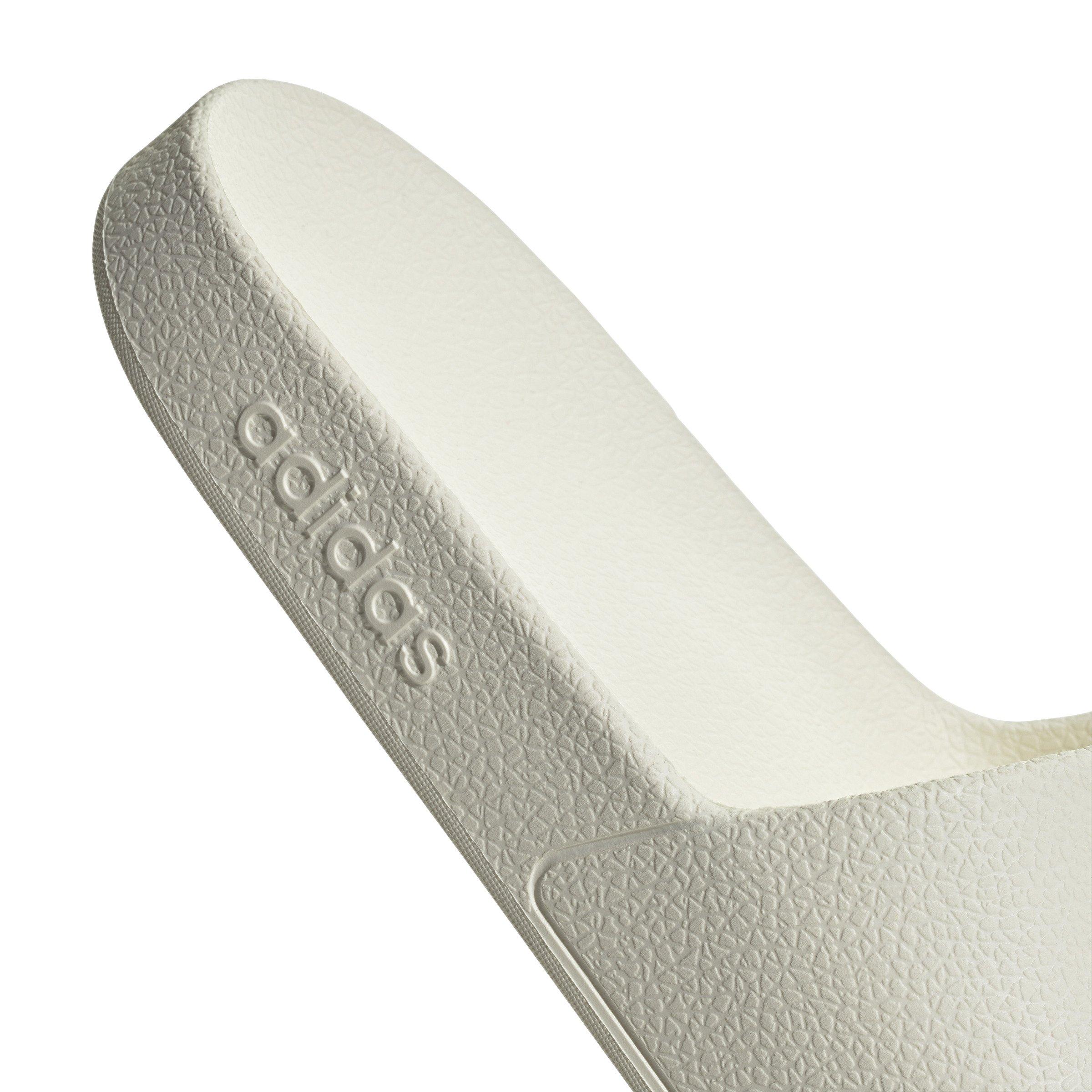 adidas Adilette Aqua "Off White/Off White/Off White" Unisex Slide - OFF WHITE/OFF WHITE/OFF WHITE Thumbnail View 8