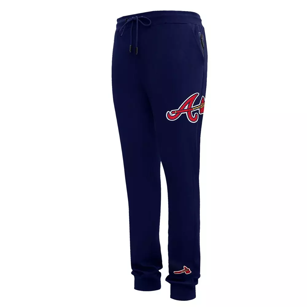 Pro Standard Men's MLB Atlanta Braves Classic Chenille Joggers - NAVY