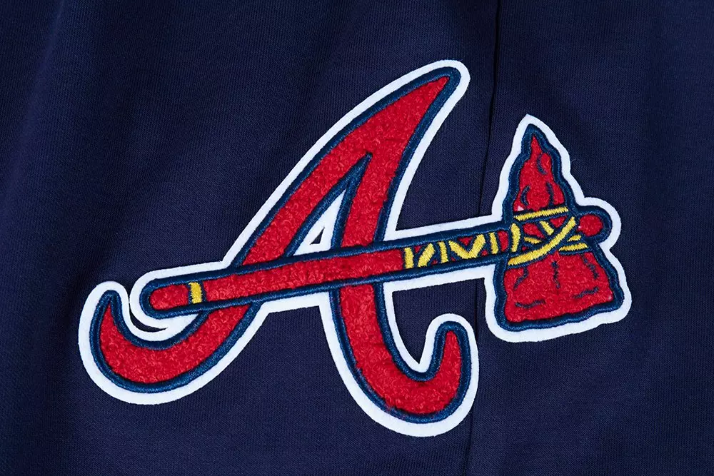 Pro Standard Men's MLB Atlanta Braves Classic Chenille Joggers - NAVY