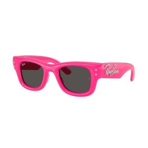 Ray-Ban Wayfarer Puffer Crystal Edition Ultra Black Sunglasses &ndash; Polished Pink & Strass