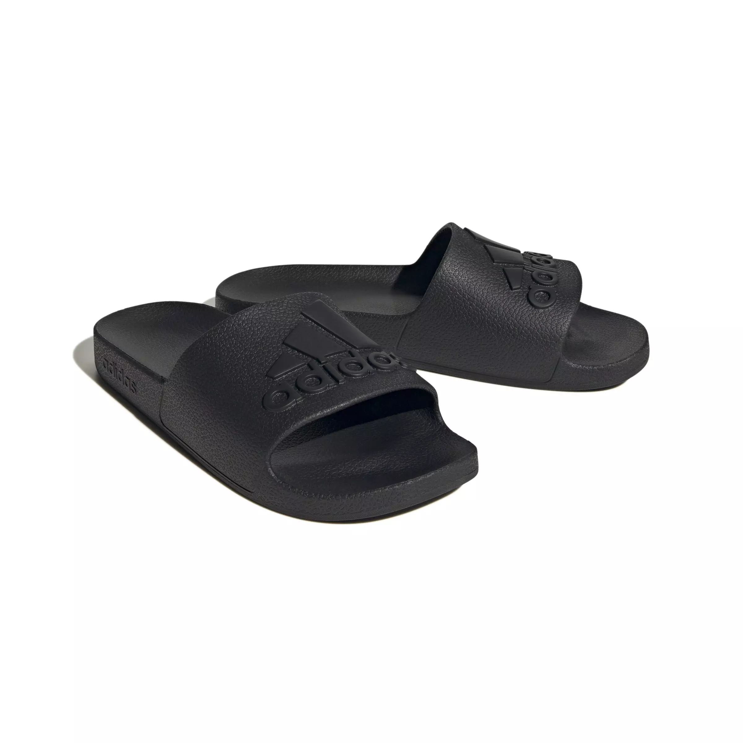 adidas Adilette Aqua "Core Black/Core Black/Core Black" Unisex Slide - BLACK/BLACK/BLACK