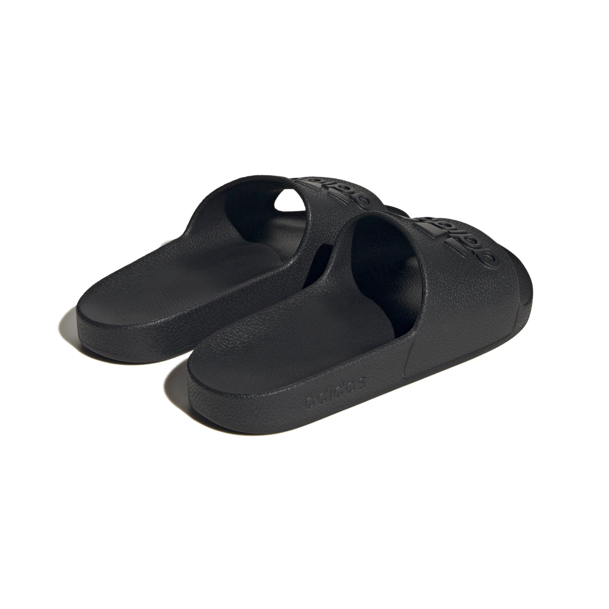 adidas Adilette Aqua "Core Black/Core Black/Core Black" Unisex Slide - BLACK/BLACK/BLACK Thumbnail View 4