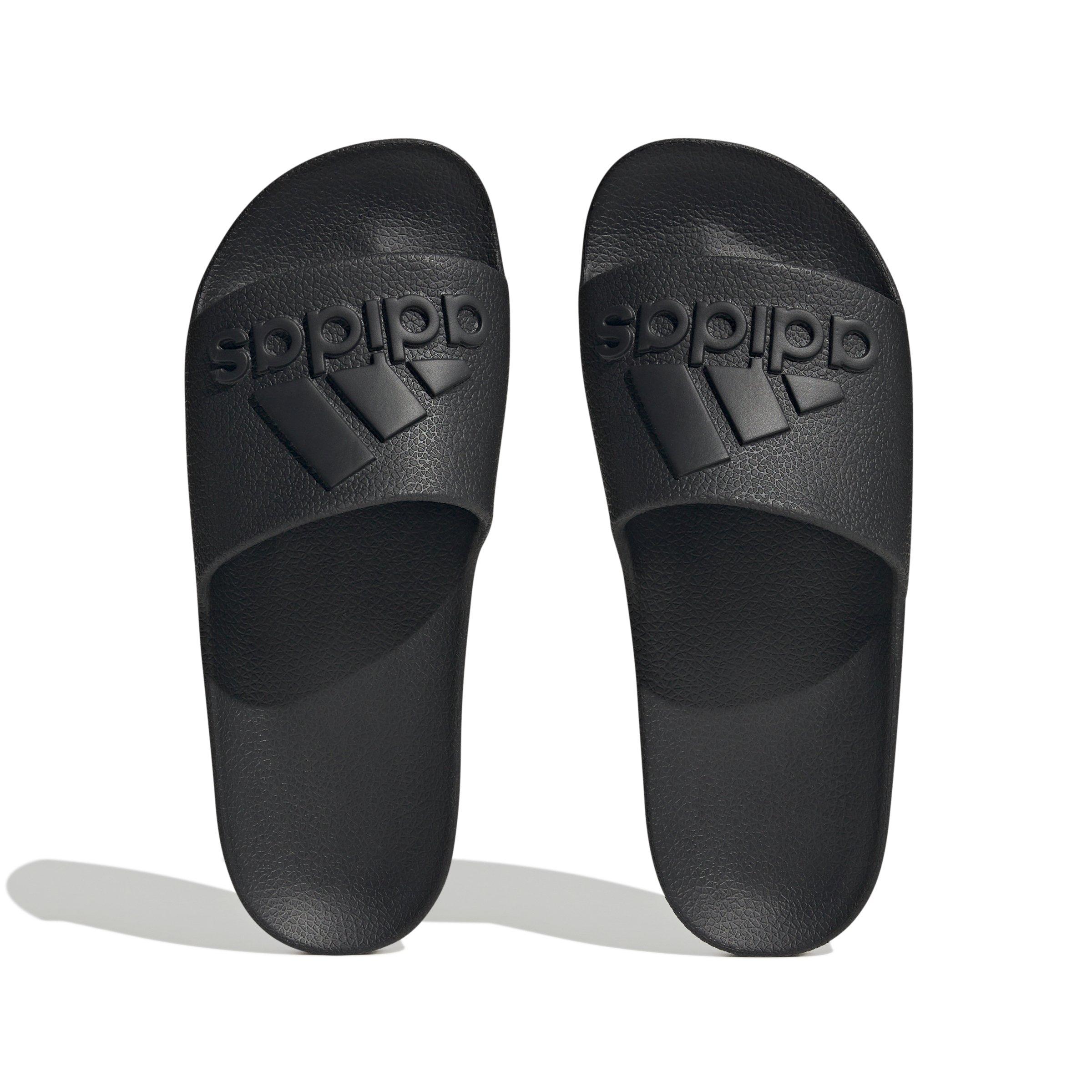 adidas Adilette Aqua "Core Black/Core Black/Core Black" Unisex Slide - BLACK/BLACK/BLACK Thumbnail View 5