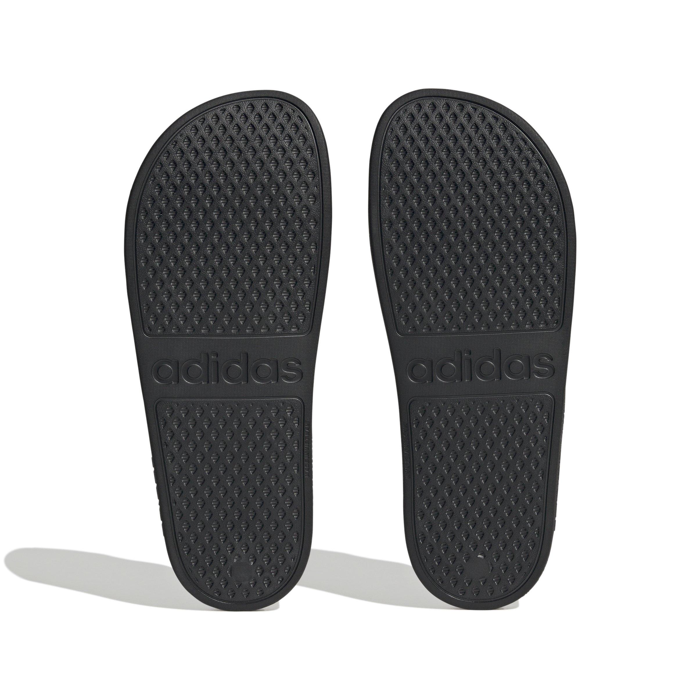 adidas Adilette Aqua "Core Black/Core Black/Core Black" Unisex Slide - BLACK/BLACK/BLACK Thumbnail View 6