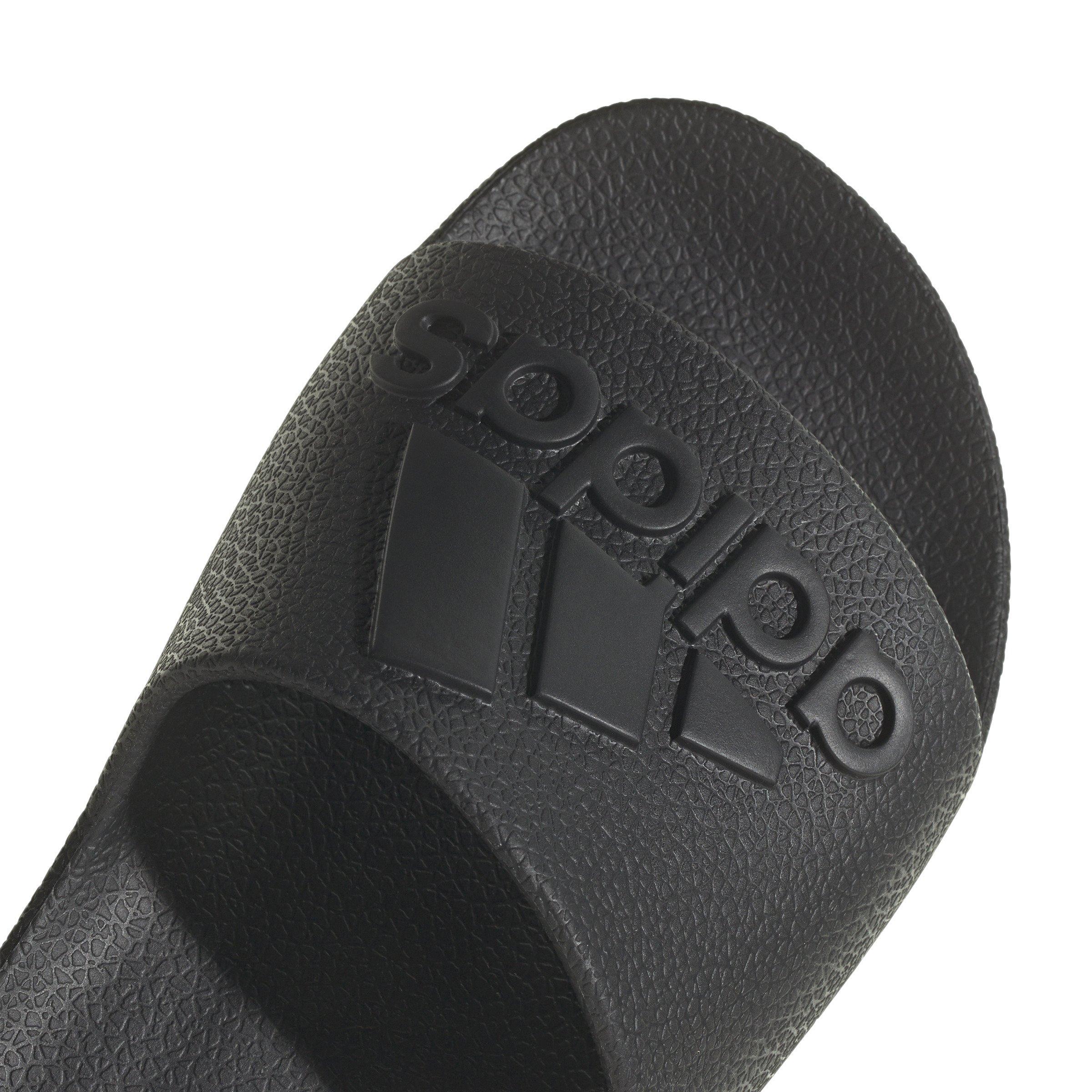 adidas Adilette Aqua "Core Black/Core Black/Core Black" Unisex Slide - BLACK/BLACK/BLACK Thumbnail View 8