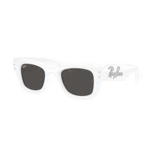 Ray-Ban Wayfarer Puffer Crystal Edition Ultra Black Sunglasses &ndash; Polished White & Strass