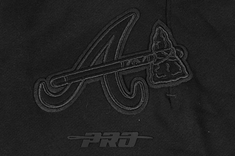 Pro Standard Men's MLB Atlanta Braves Neutral Sweatpants - BLACK