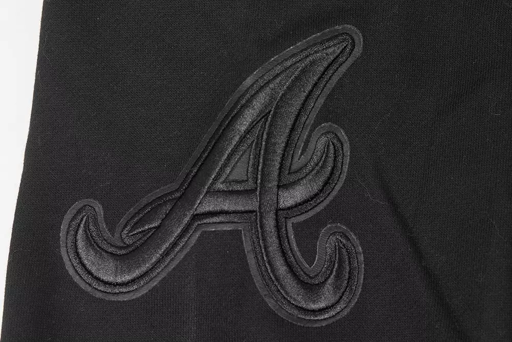 Pro Standard Men's MLB Atlanta Braves Neutral Sweatpants - BLACK