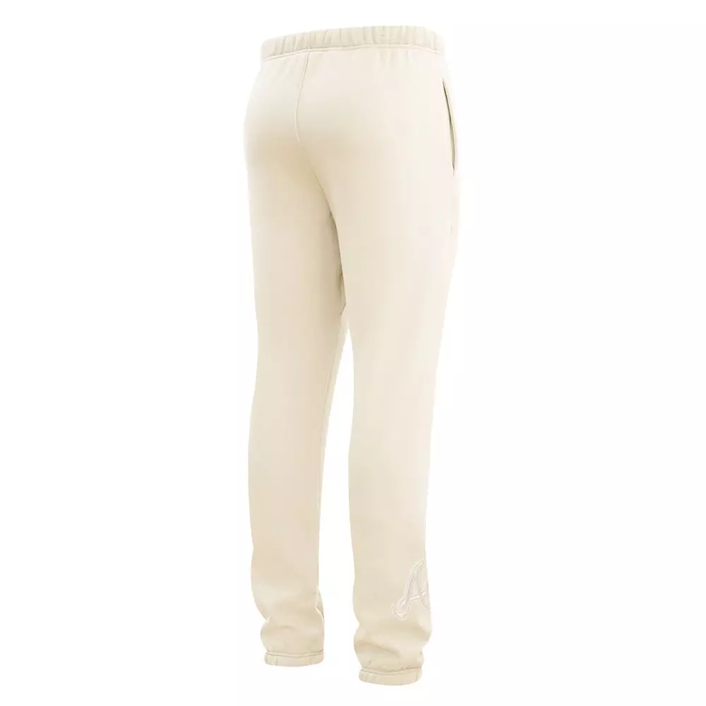 Pro Standard Men's MLB Atlanta Braves Neutral Sweatpants - CREAM