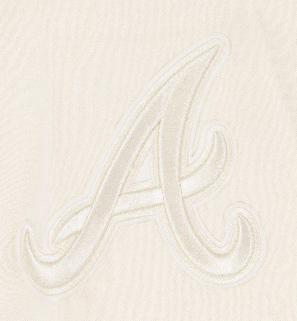 Pro Standard Men's MLB Atlanta Braves Neutral Sweatpants - CREAM Thumbnail View 6