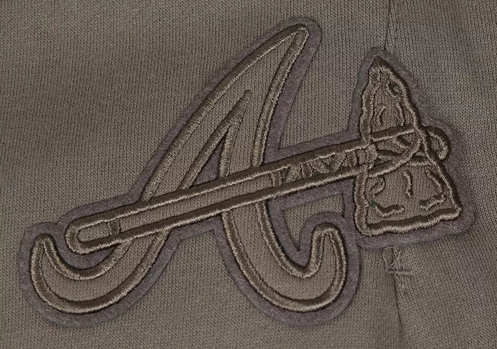 Pro Standard Men's MLB Atlanta Braves Neutral Sweatpants - DK BROWN