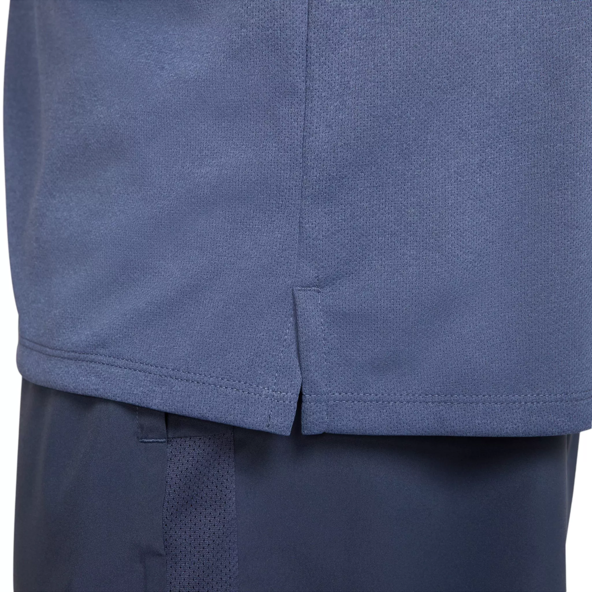 Nike Men's Miler Dri-FIT Long Sleeve Running Top - Blue - BLUE
